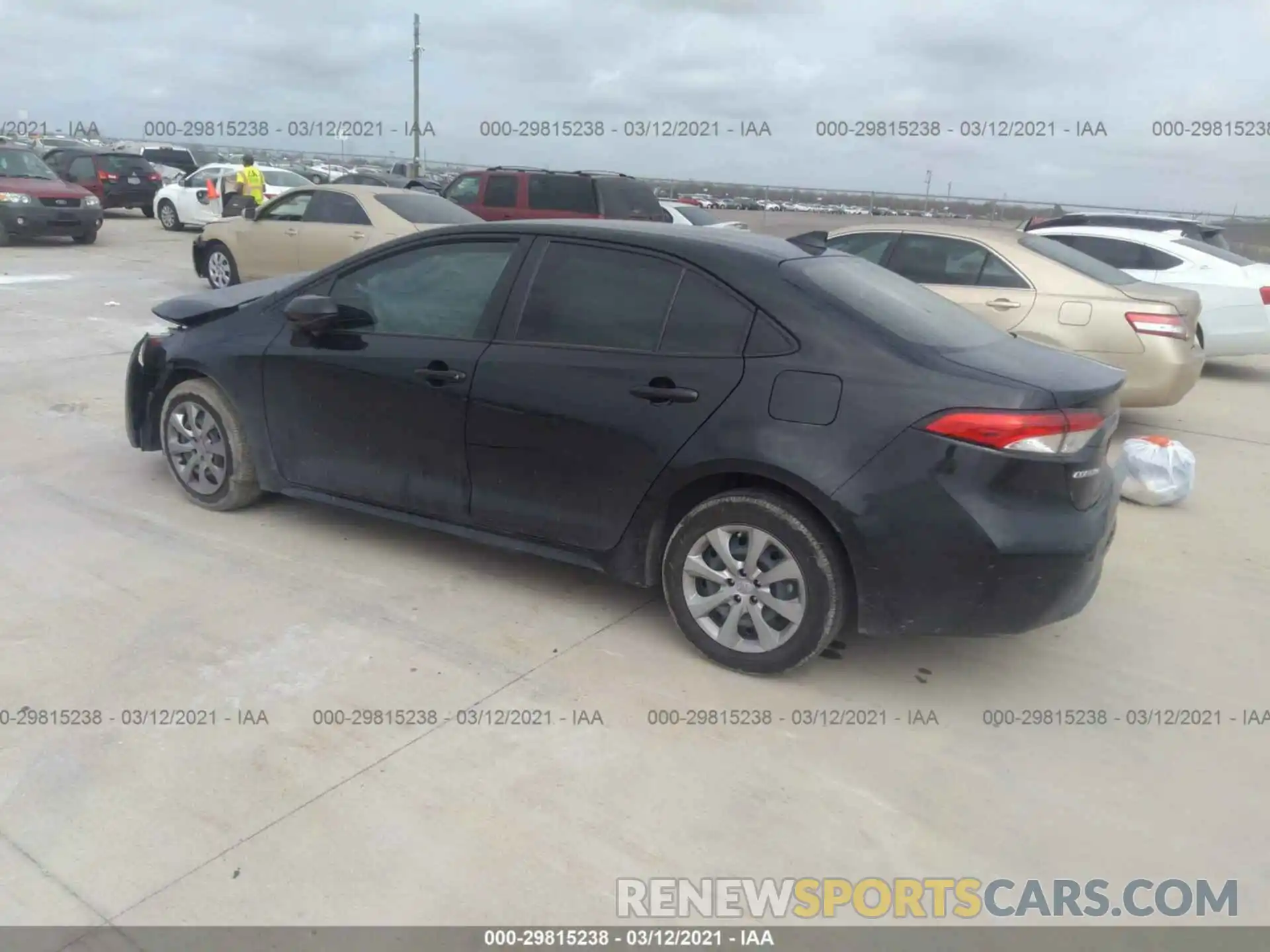 3 Photograph of a damaged car JTDEPRAE5LJ107088 TOYOTA COROLLA 2020