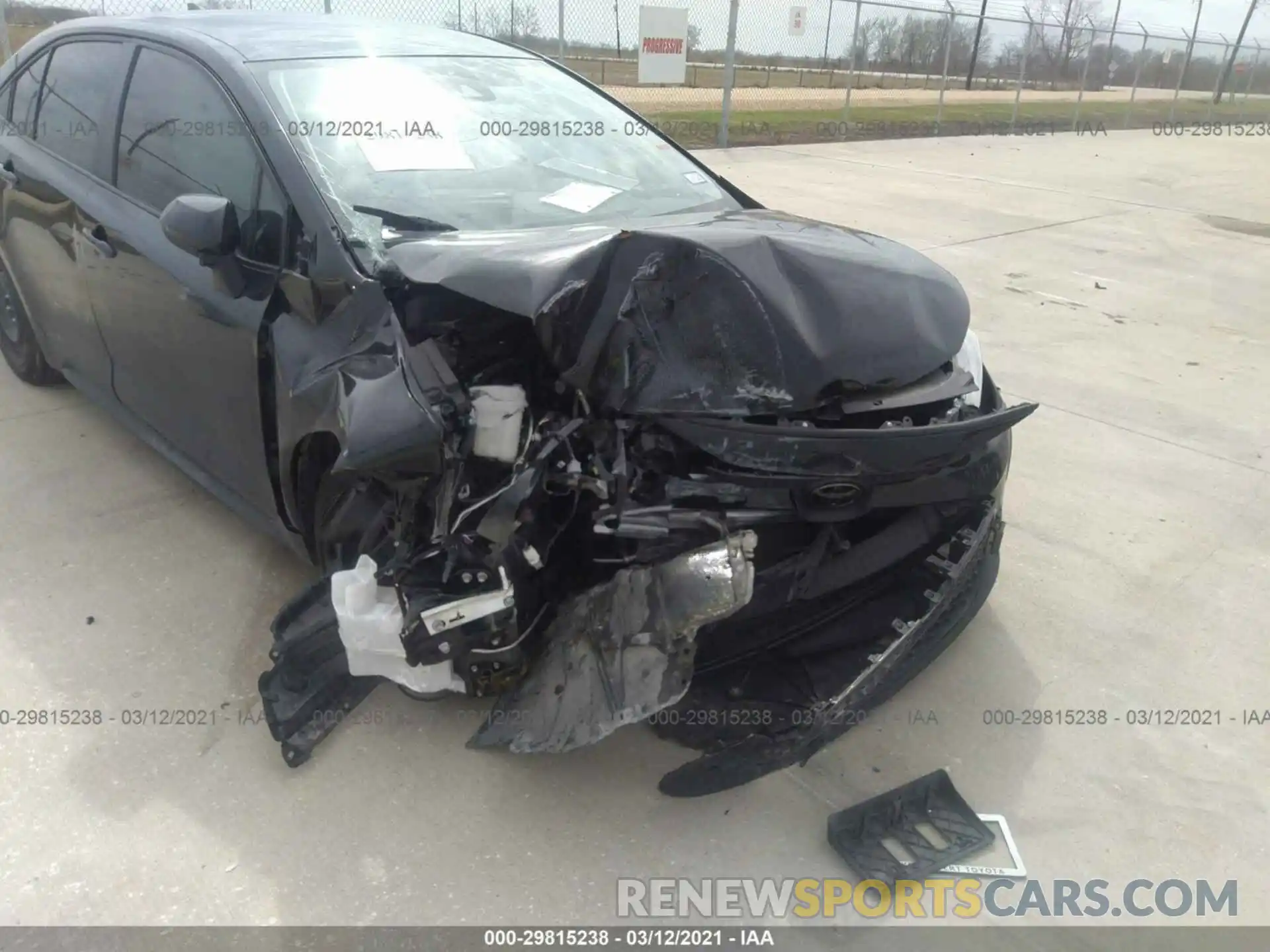 6 Photograph of a damaged car JTDEPRAE5LJ107088 TOYOTA COROLLA 2020