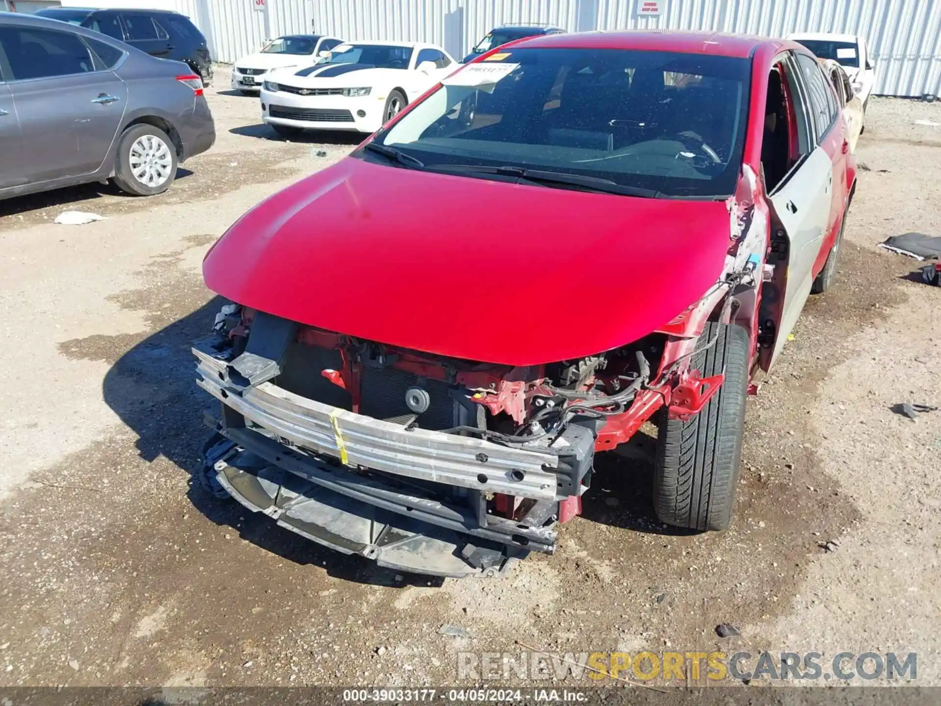 6 Photograph of a damaged car JTDEPRAE5LJ107107 TOYOTA COROLLA 2020