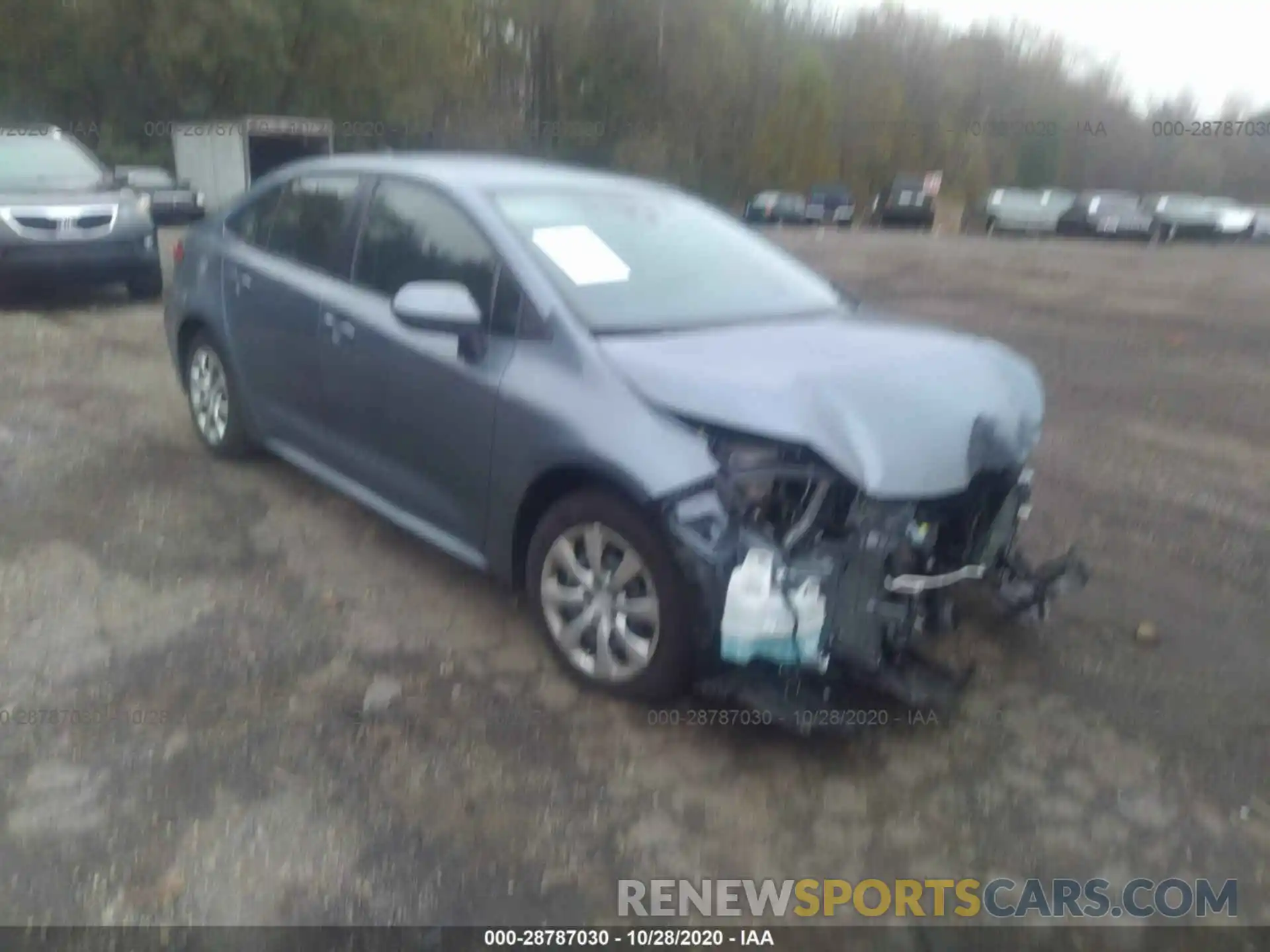 1 Photograph of a damaged car JTDEPRAE5LJ108905 TOYOTA COROLLA 2020