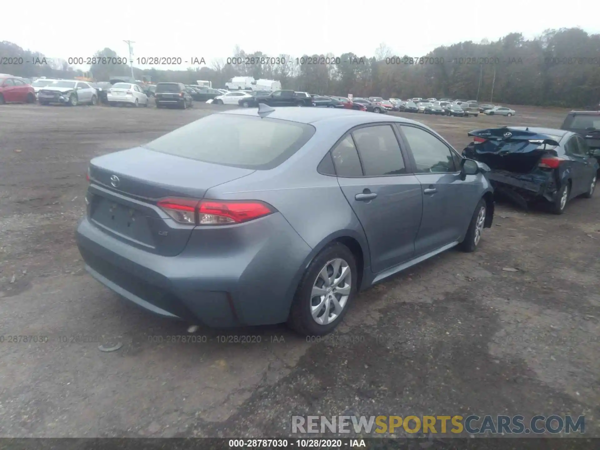 4 Photograph of a damaged car JTDEPRAE5LJ108905 TOYOTA COROLLA 2020