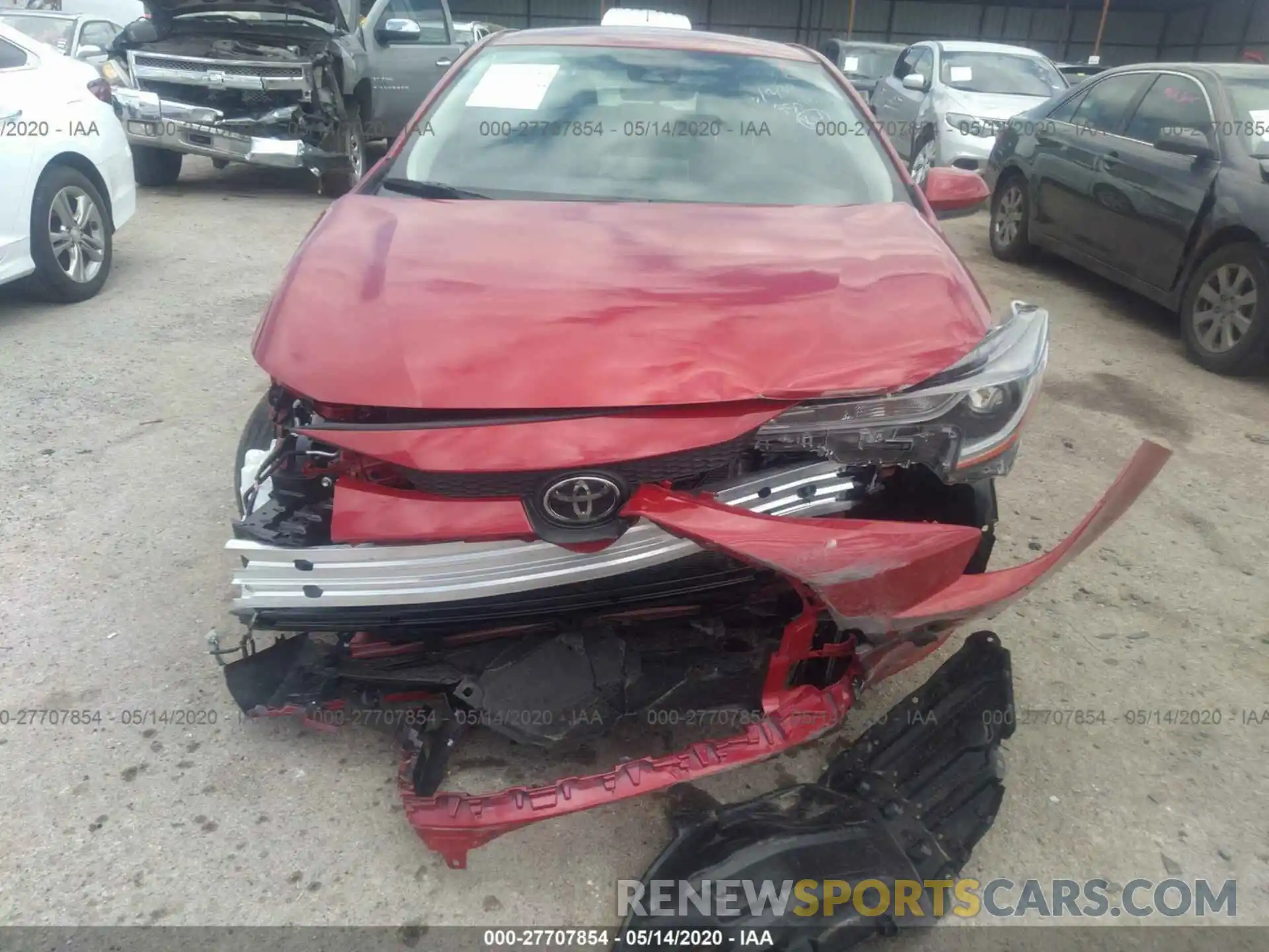 6 Photograph of a damaged car JTDEPRAE5LJ109150 TOYOTA COROLLA 2020