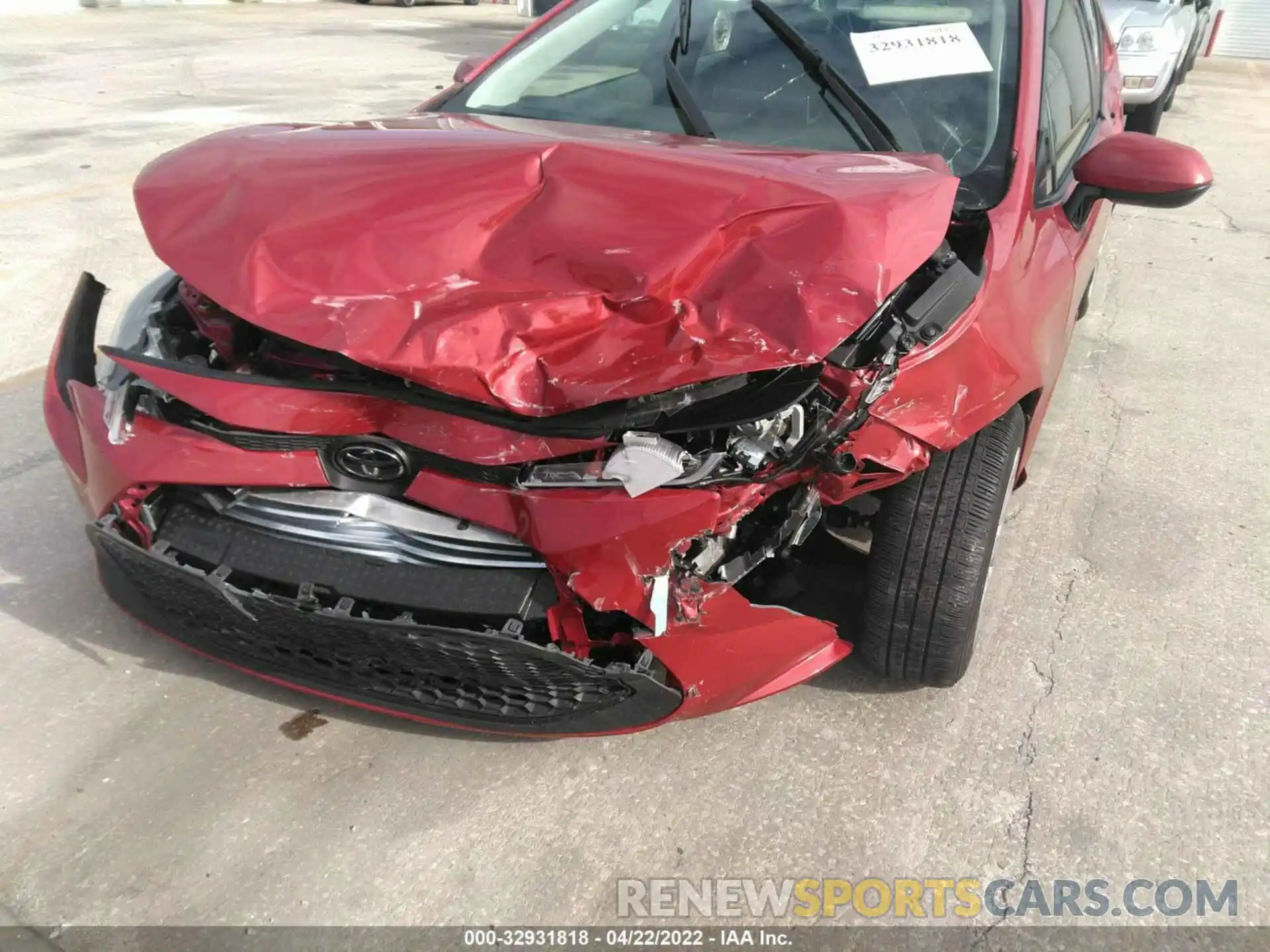 6 Photograph of a damaged car JTDEPRAE5LJ109407 TOYOTA COROLLA 2020