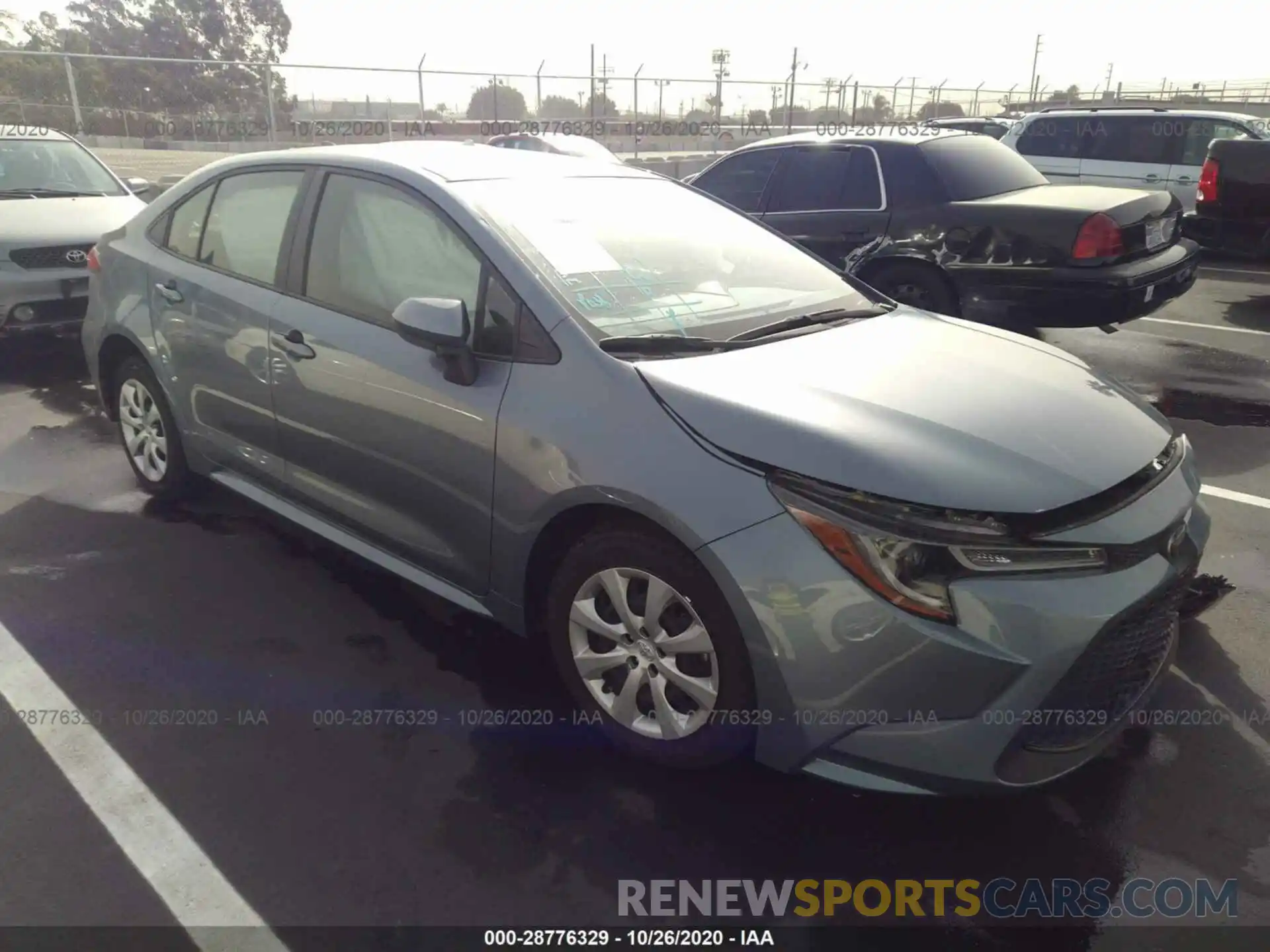 1 Photograph of a damaged car JTDEPRAE5LJ110525 TOYOTA COROLLA 2020