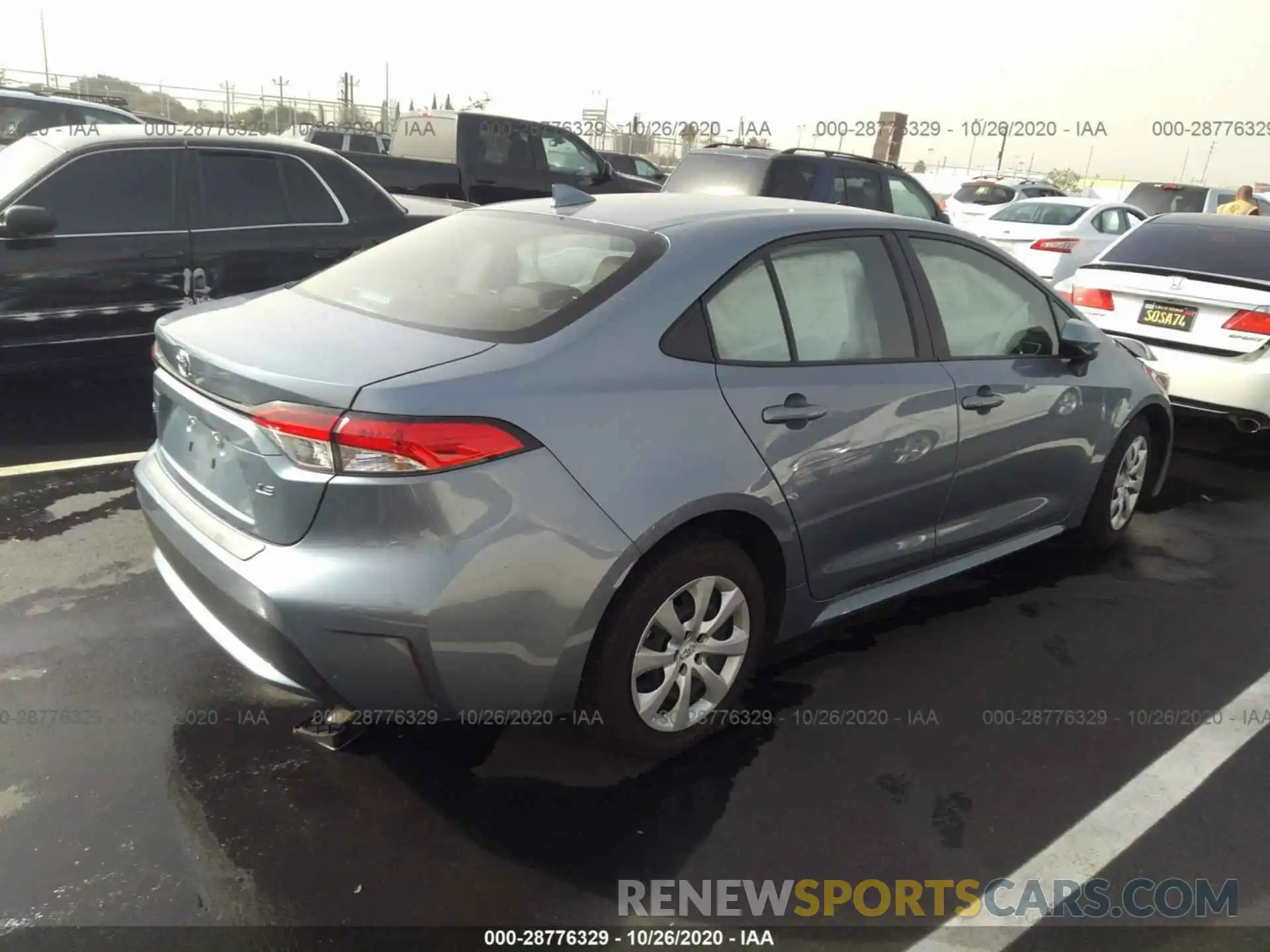 4 Photograph of a damaged car JTDEPRAE5LJ110525 TOYOTA COROLLA 2020