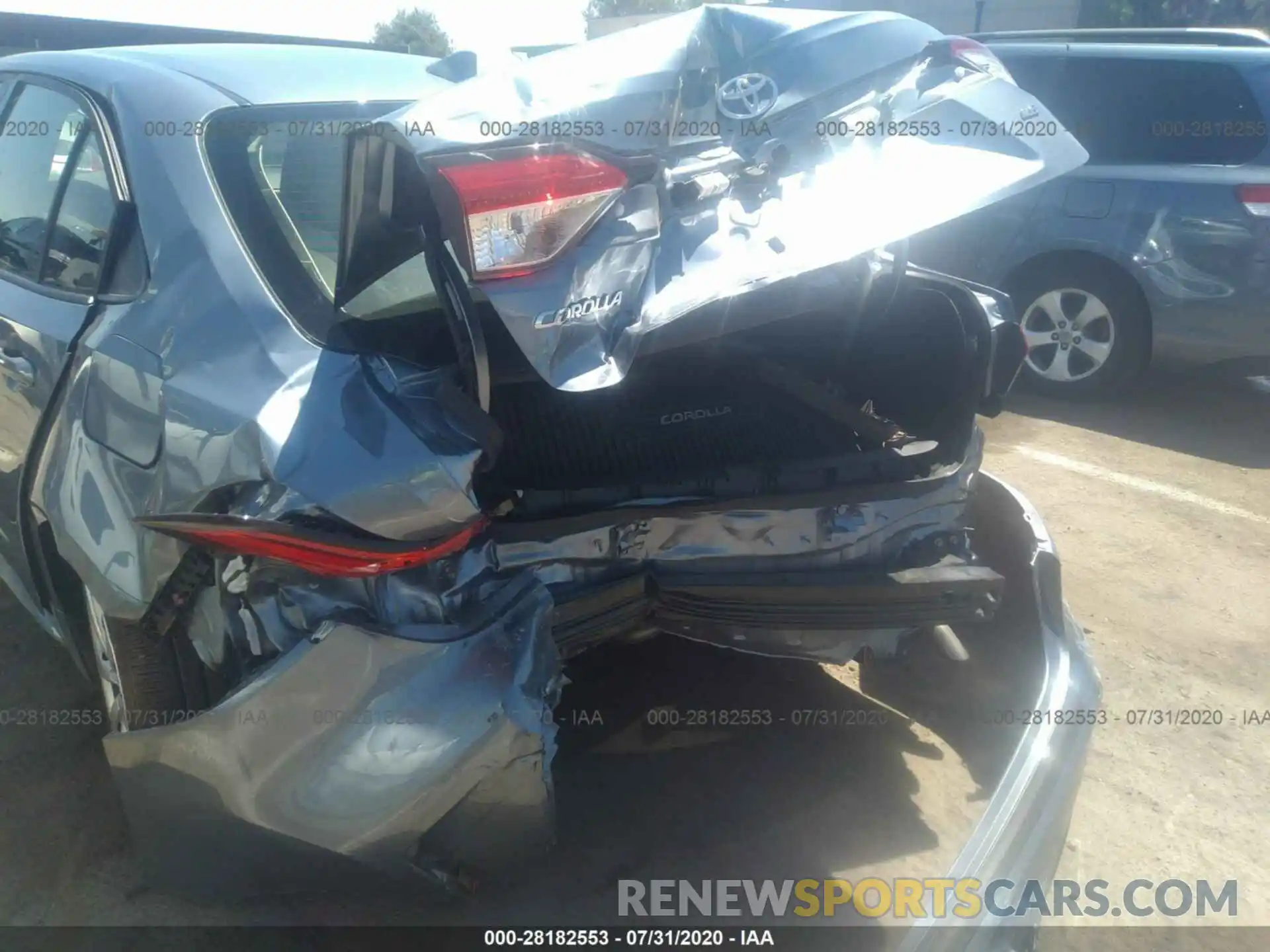 6 Photograph of a damaged car JTDEPRAE5LJ111576 TOYOTA COROLLA 2020