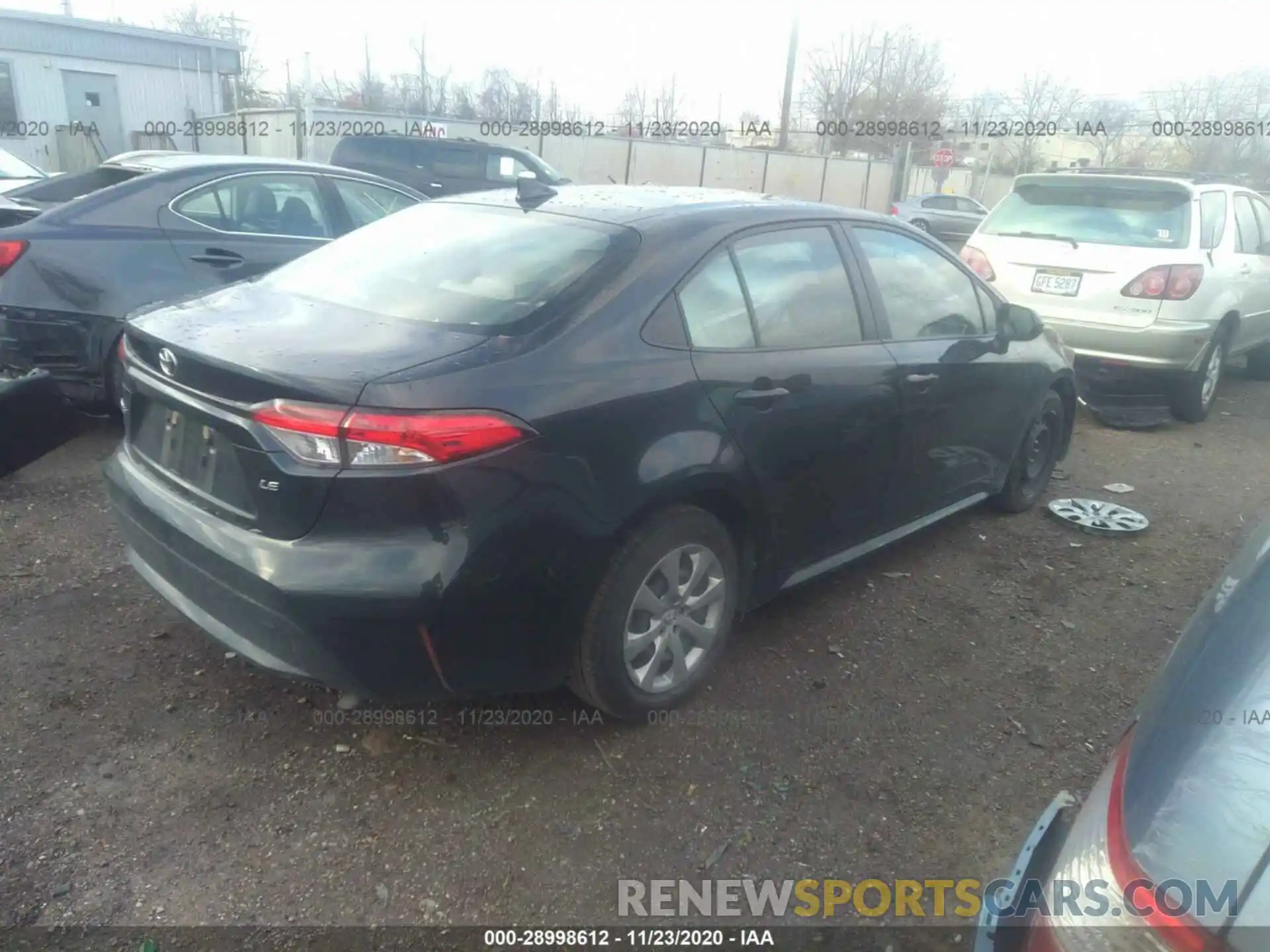 4 Photograph of a damaged car JTDEPRAE5LJ112338 TOYOTA COROLLA 2020