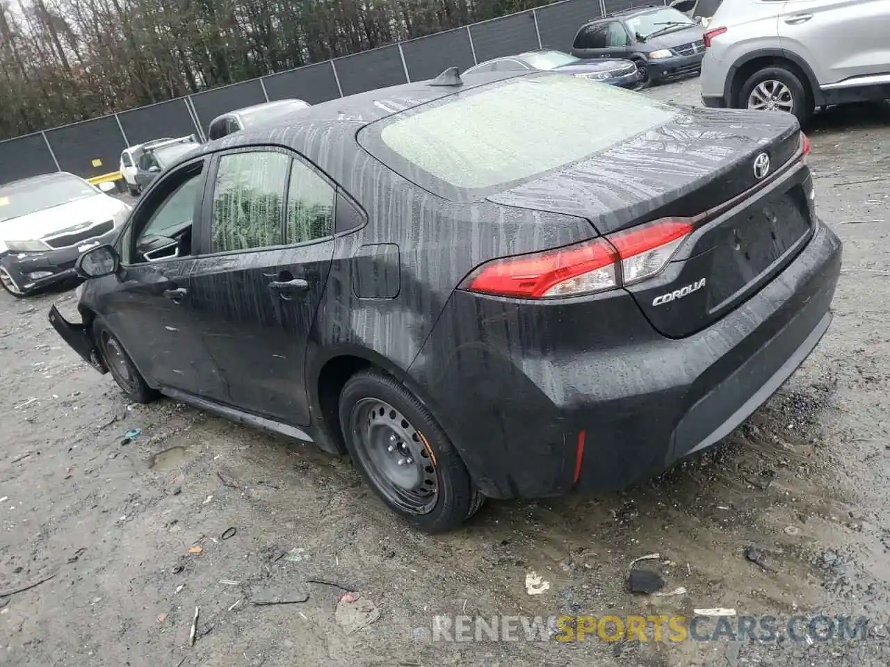 2 Photograph of a damaged car JTDEPRAE5LJ113361 TOYOTA COROLLA 2020