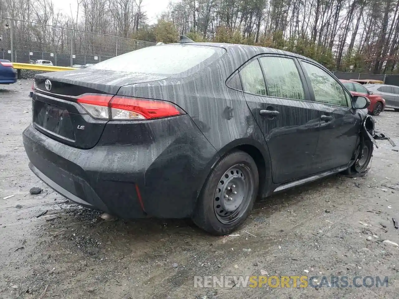 3 Photograph of a damaged car JTDEPRAE5LJ113361 TOYOTA COROLLA 2020