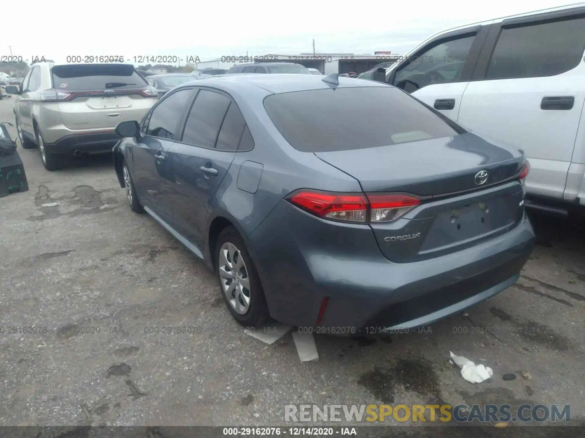 3 Photograph of a damaged car JTDEPRAE5LJ116891 TOYOTA COROLLA 2020