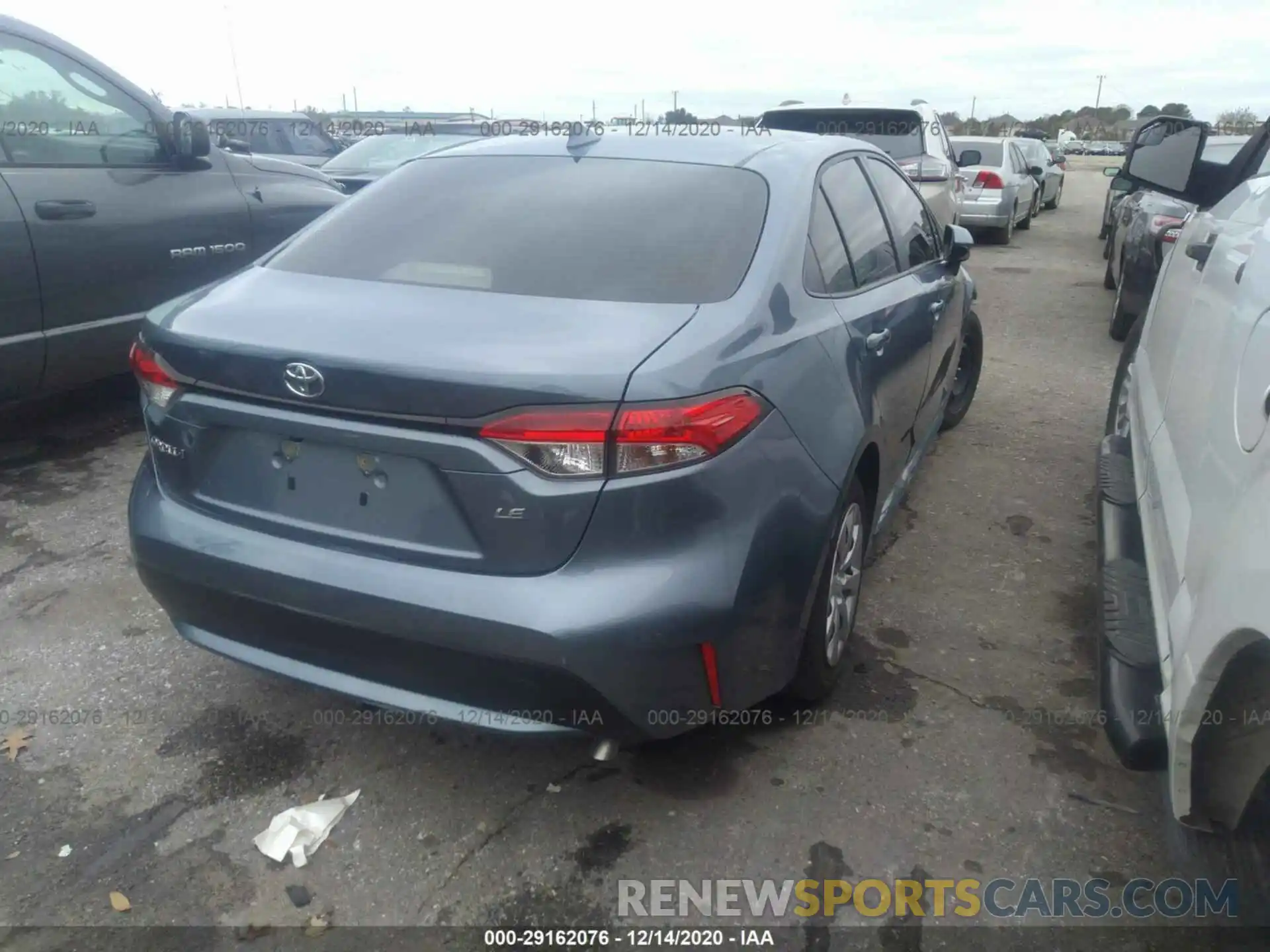 4 Photograph of a damaged car JTDEPRAE5LJ116891 TOYOTA COROLLA 2020