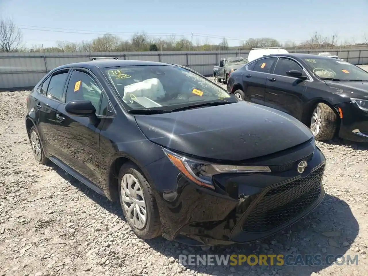 1 Photograph of a damaged car JTDEPRAE6LJ000566 TOYOTA COROLLA 2020