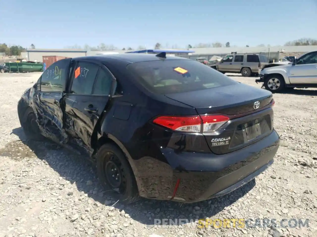 3 Photograph of a damaged car JTDEPRAE6LJ000566 TOYOTA COROLLA 2020