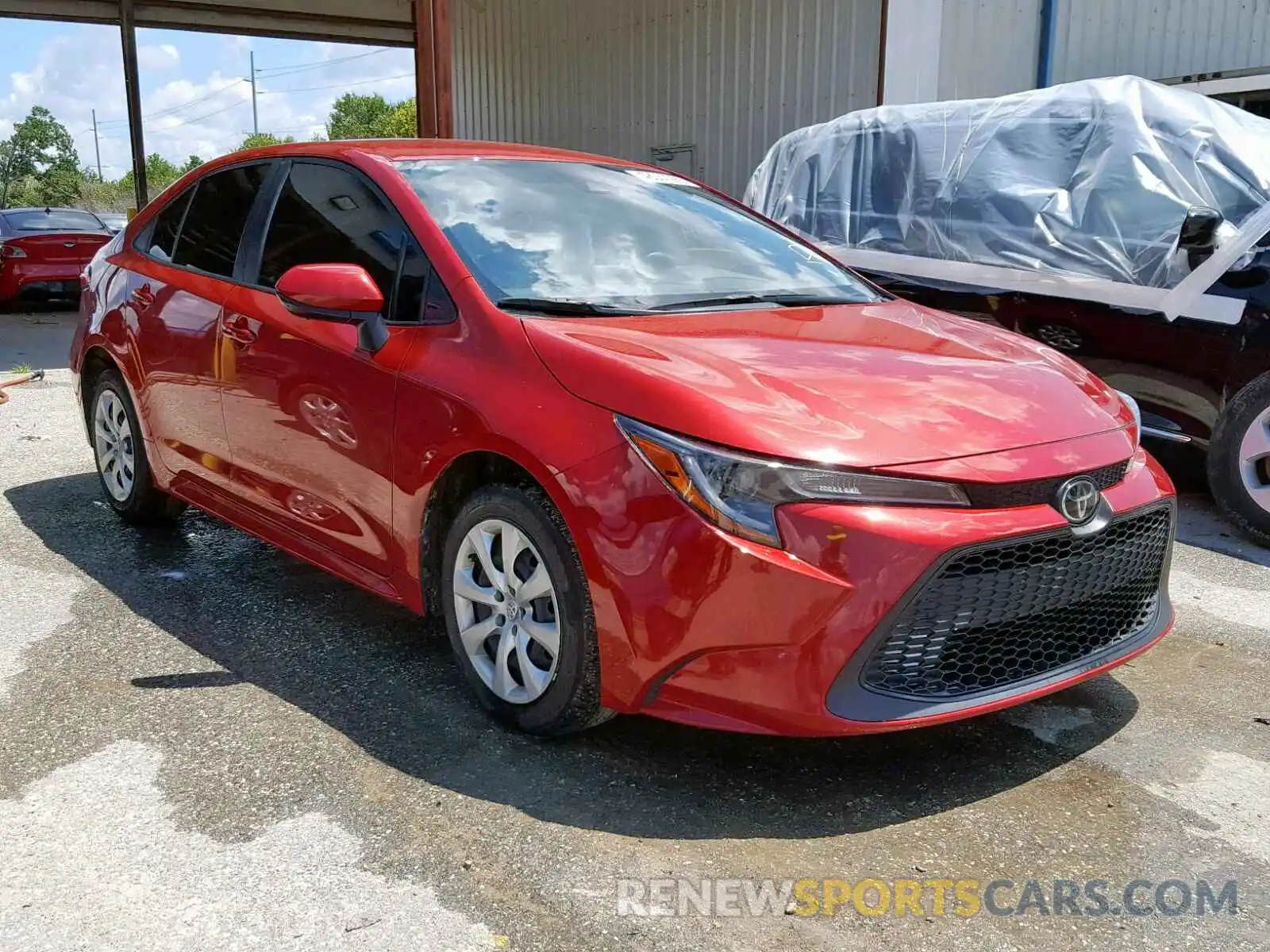 1 Photograph of a damaged car JTDEPRAE6LJ000728 TOYOTA COROLLA 2020