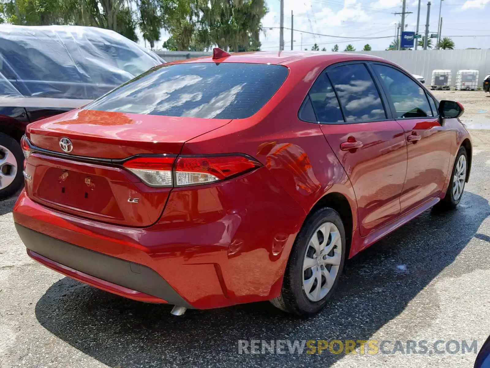 4 Photograph of a damaged car JTDEPRAE6LJ000728 TOYOTA COROLLA 2020