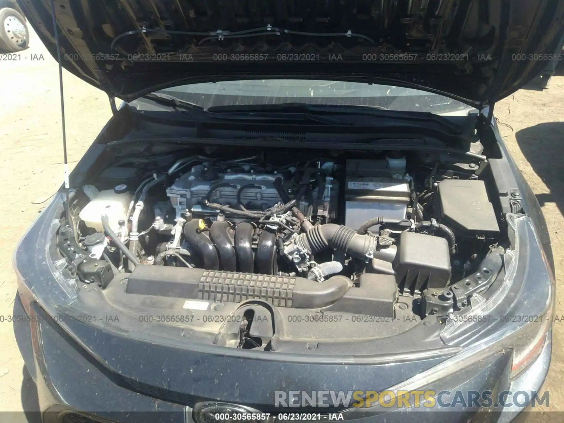 10 Photograph of a damaged car JTDEPRAE6LJ000826 TOYOTA COROLLA 2020