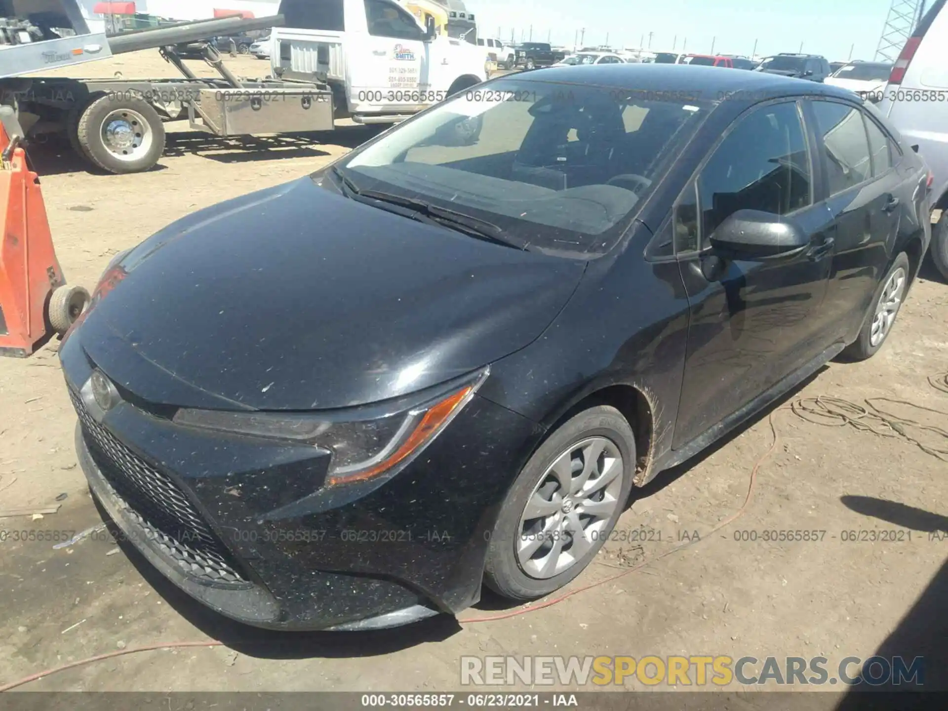 2 Photograph of a damaged car JTDEPRAE6LJ000826 TOYOTA COROLLA 2020