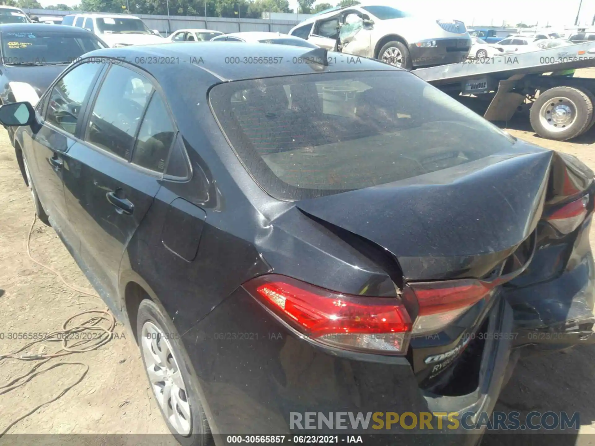 3 Photograph of a damaged car JTDEPRAE6LJ000826 TOYOTA COROLLA 2020