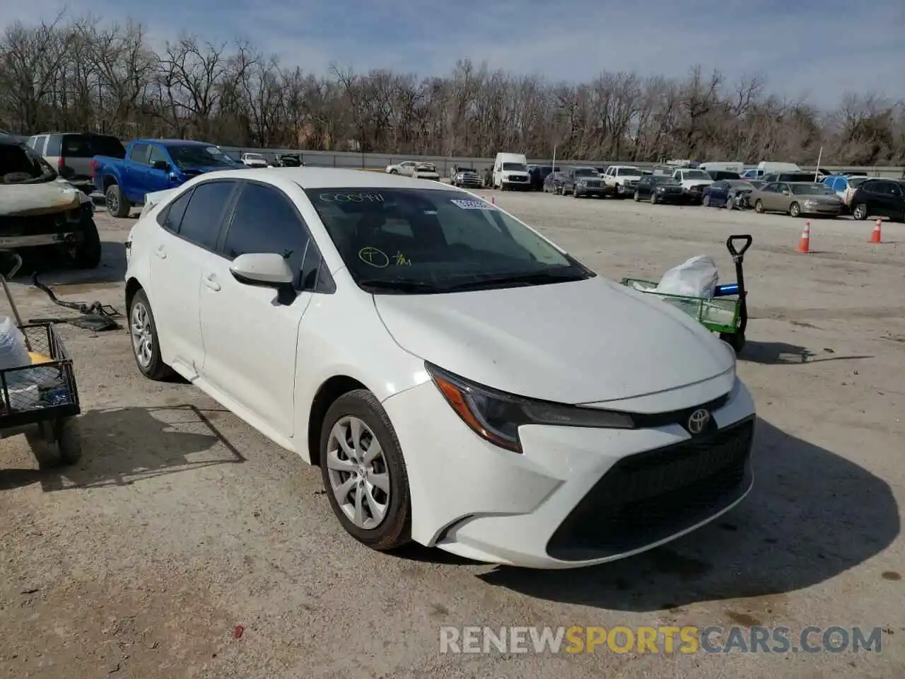 1 Photograph of a damaged car JTDEPRAE6LJ000941 TOYOTA COROLLA 2020