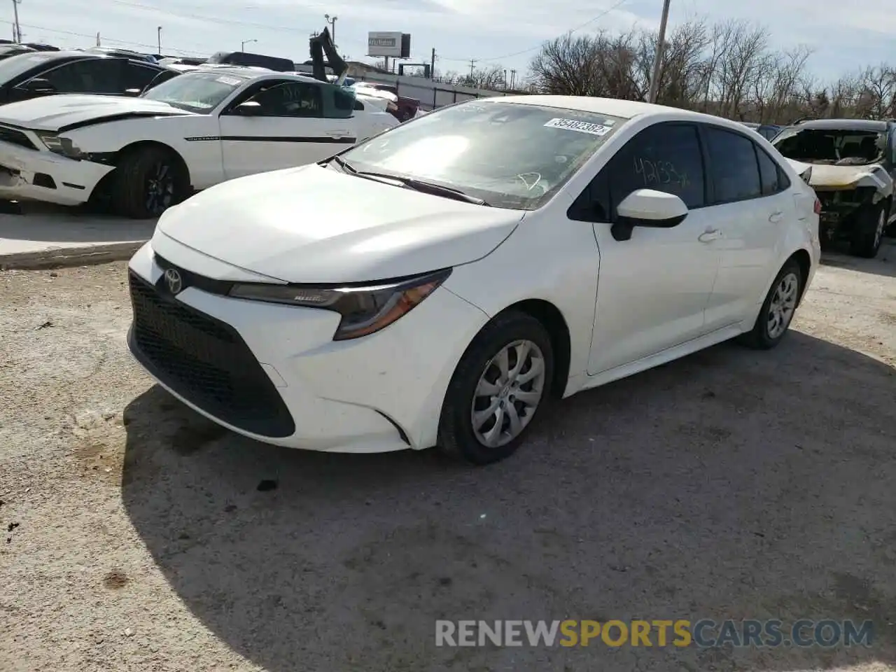 2 Photograph of a damaged car JTDEPRAE6LJ000941 TOYOTA COROLLA 2020