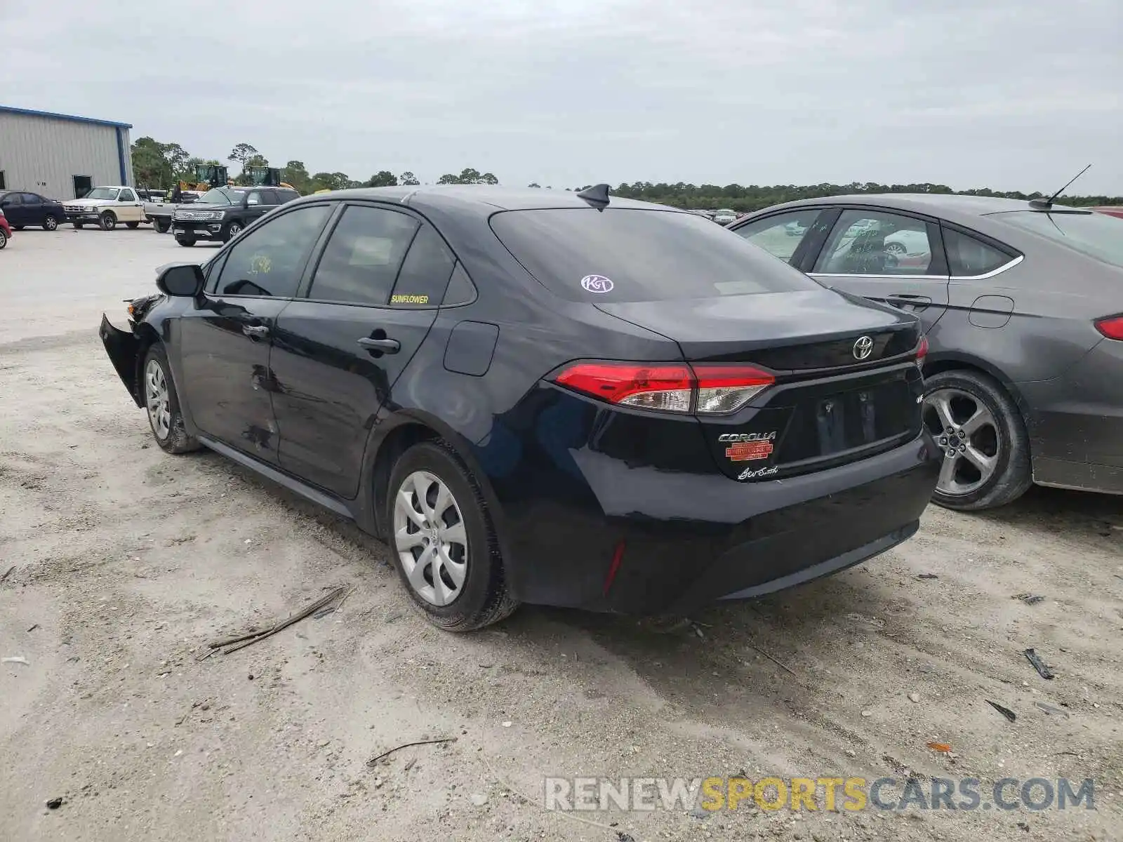 3 Photograph of a damaged car JTDEPRAE6LJ001037 TOYOTA COROLLA 2020