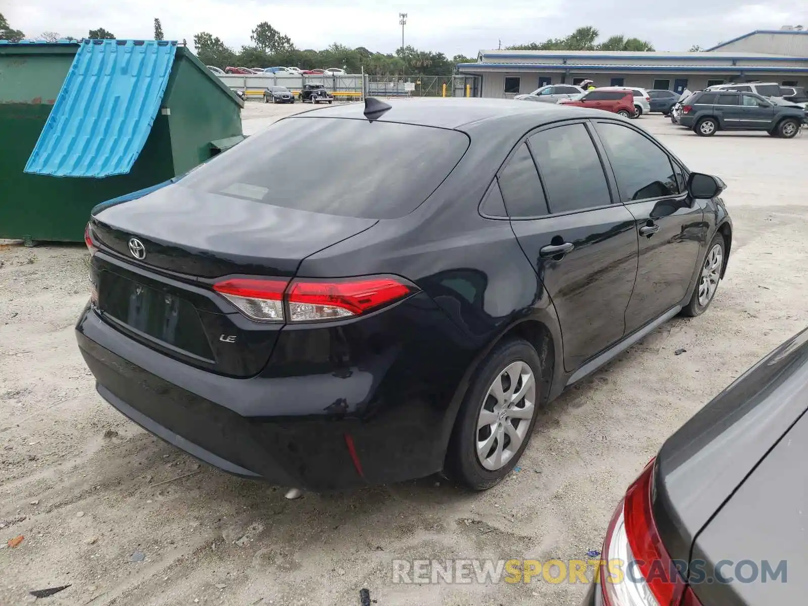 4 Photograph of a damaged car JTDEPRAE6LJ001037 TOYOTA COROLLA 2020