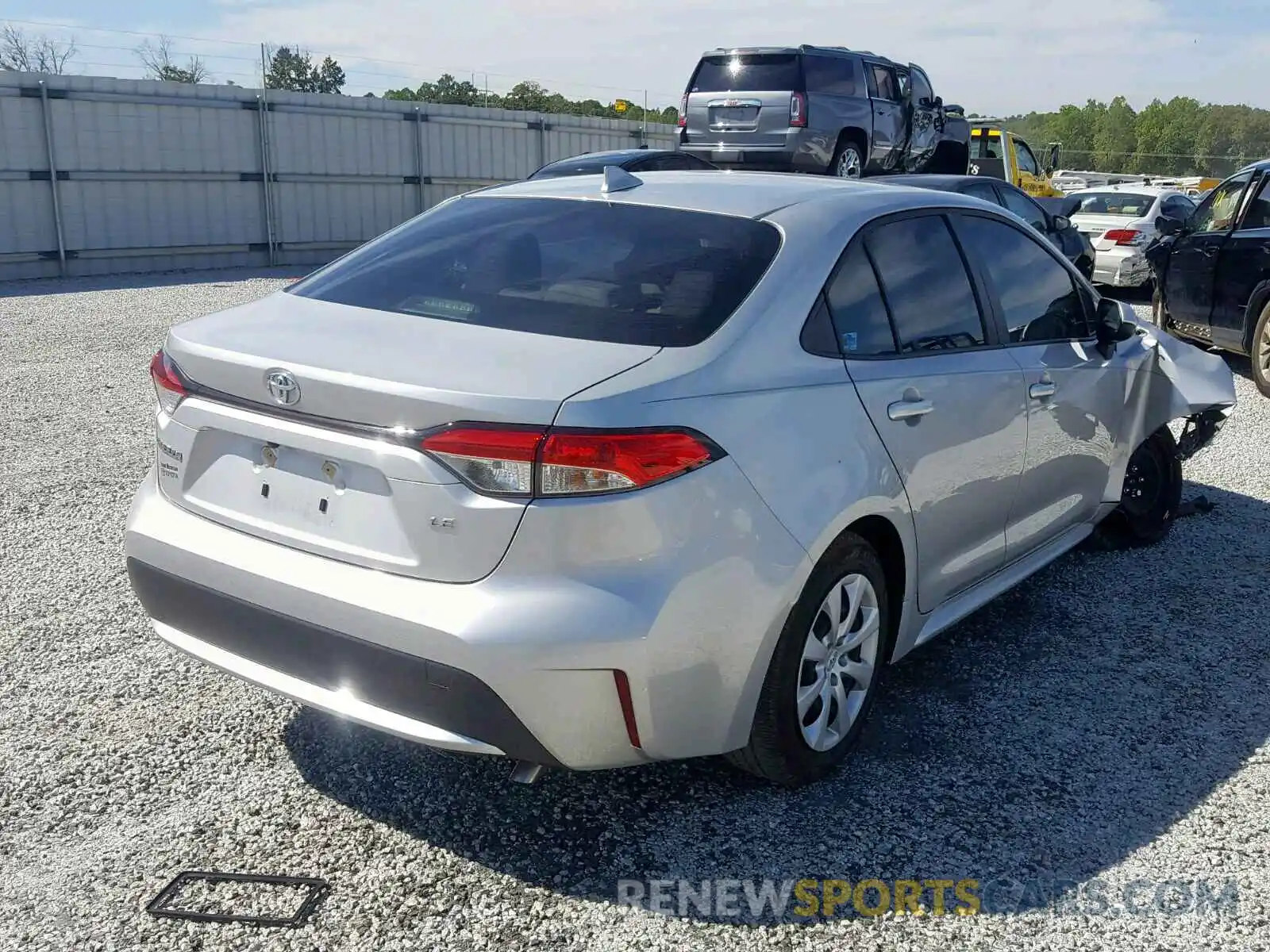 4 Photograph of a damaged car JTDEPRAE6LJ003922 TOYOTA COROLLA 2020