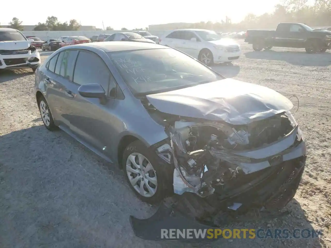 1 Photograph of a damaged car JTDEPRAE6LJ004777 TOYOTA COROLLA 2020