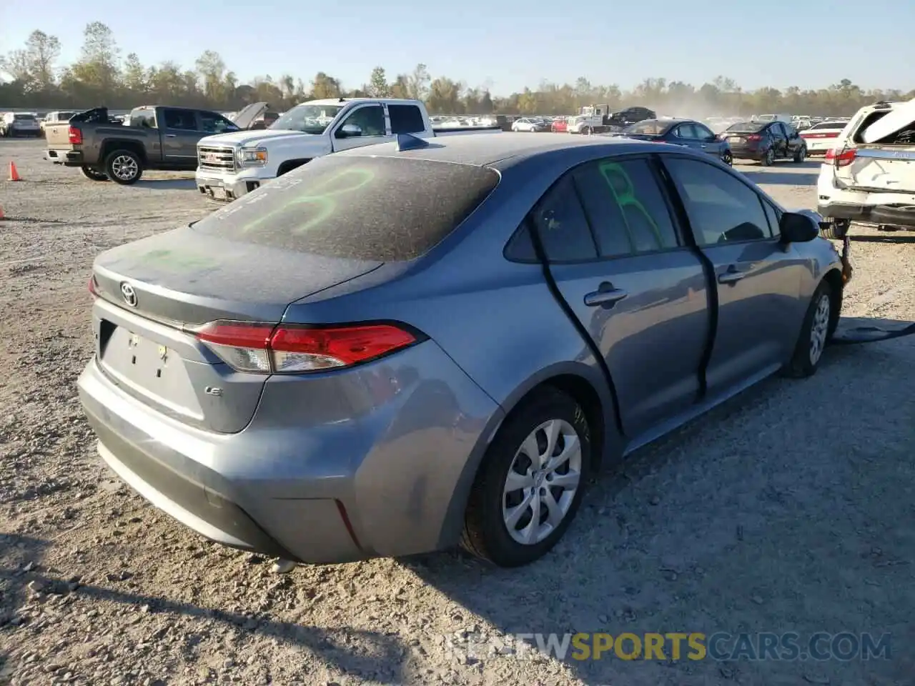 4 Photograph of a damaged car JTDEPRAE6LJ004777 TOYOTA COROLLA 2020