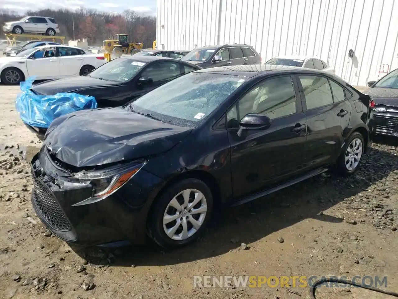 1 Photograph of a damaged car JTDEPRAE6LJ005170 TOYOTA COROLLA 2020