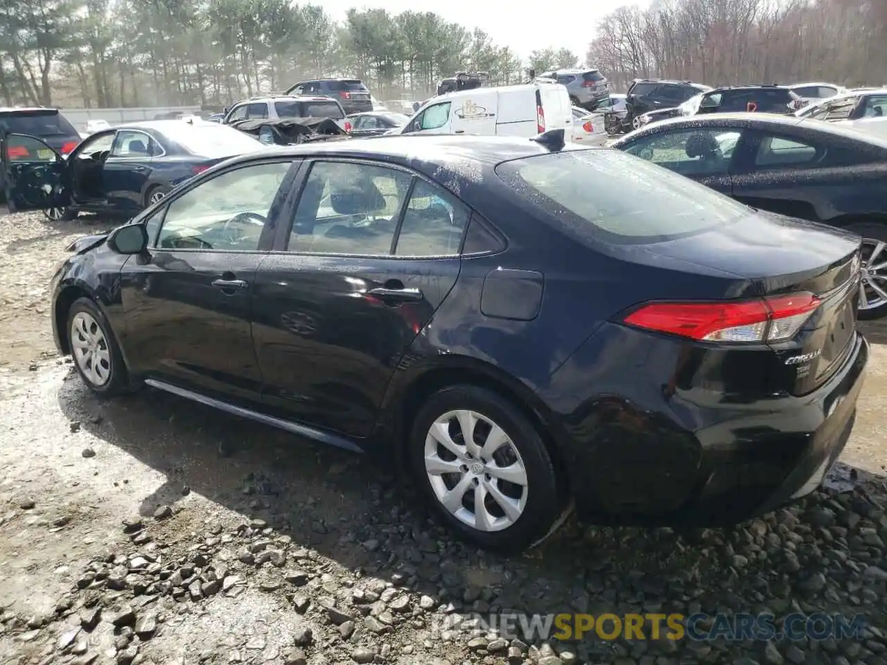 2 Photograph of a damaged car JTDEPRAE6LJ005170 TOYOTA COROLLA 2020