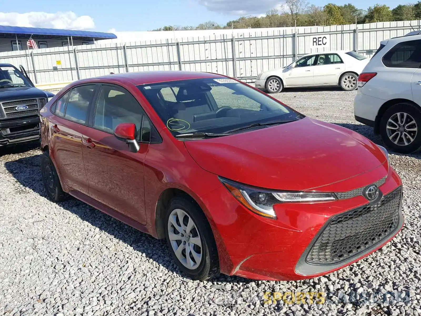 1 Photograph of a damaged car JTDEPRAE6LJ005234 TOYOTA COROLLA 2020