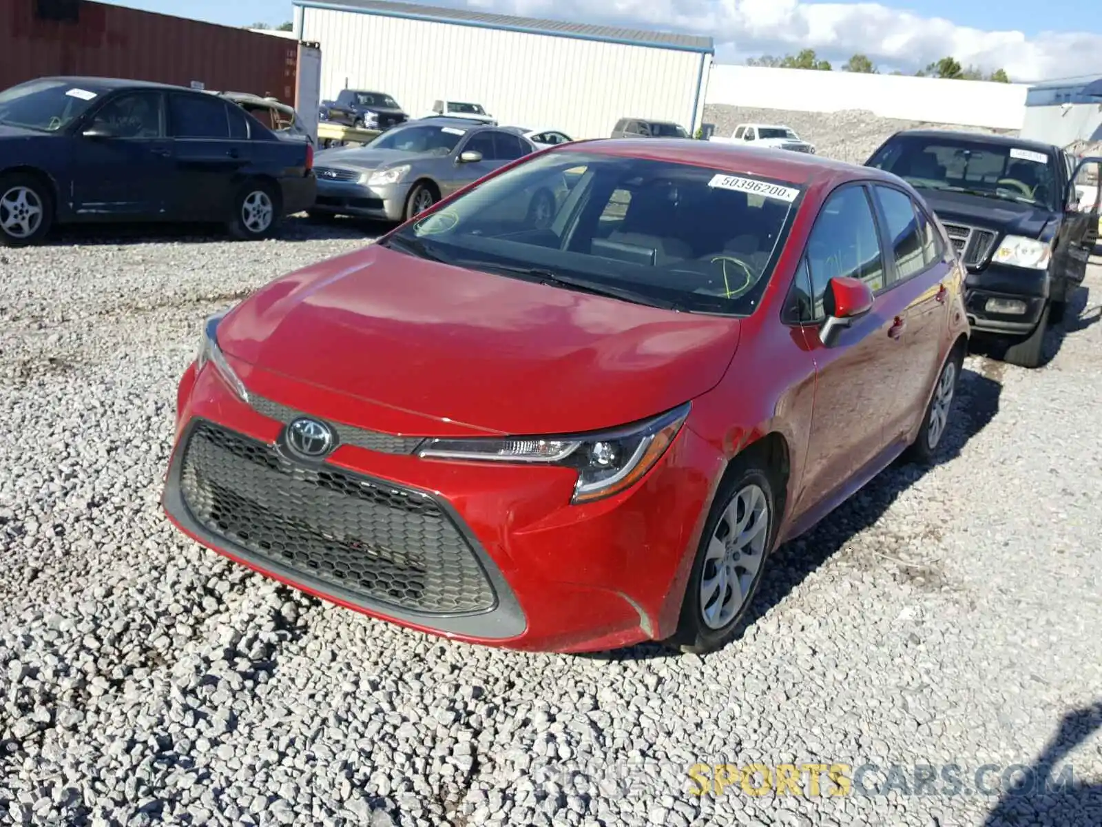 2 Photograph of a damaged car JTDEPRAE6LJ005234 TOYOTA COROLLA 2020