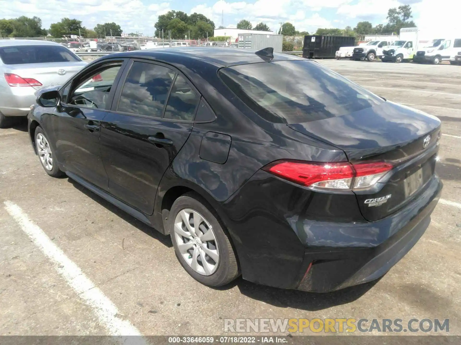 3 Photograph of a damaged car JTDEPRAE6LJ006206 TOYOTA COROLLA 2020