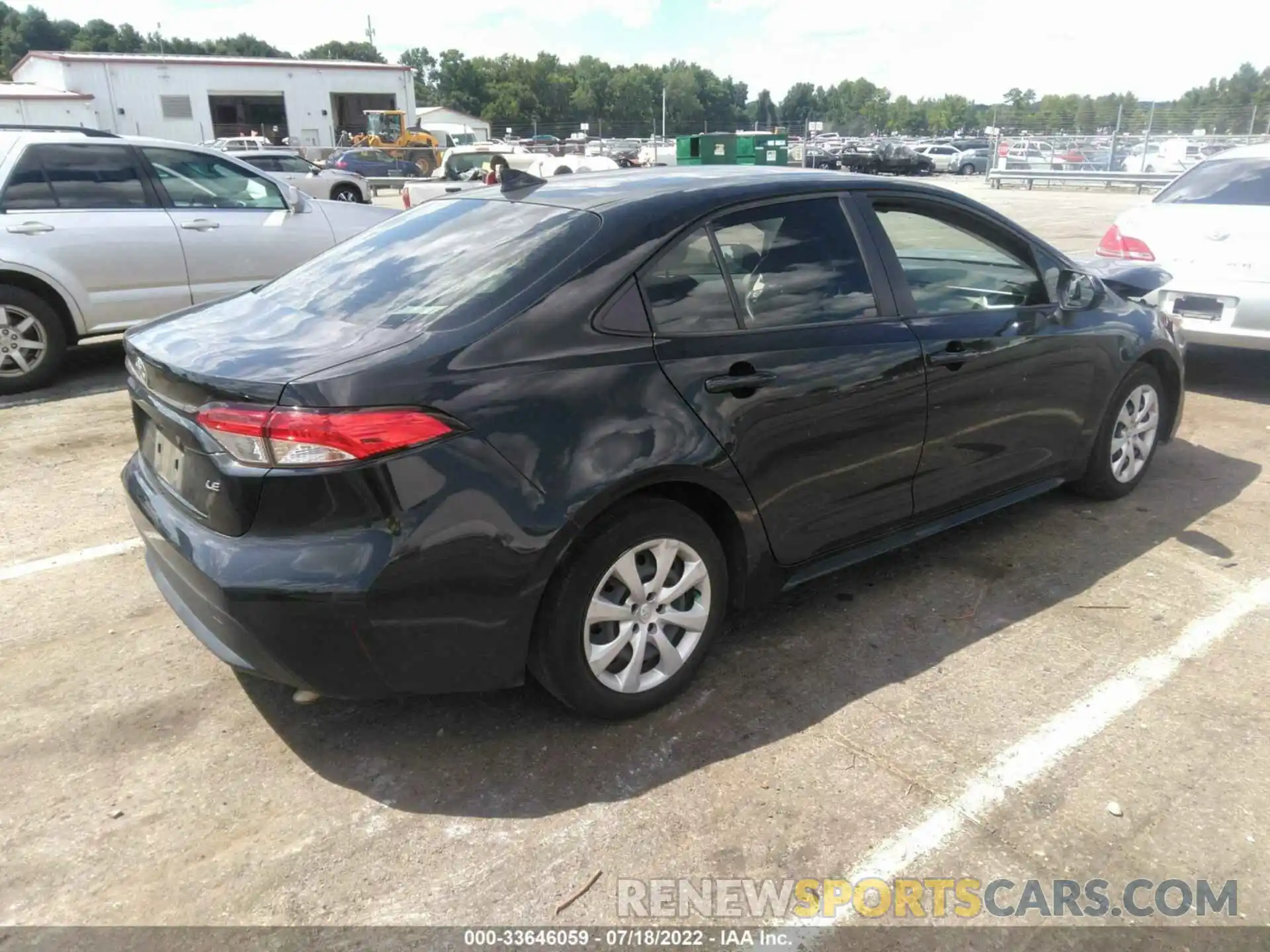 4 Photograph of a damaged car JTDEPRAE6LJ006206 TOYOTA COROLLA 2020