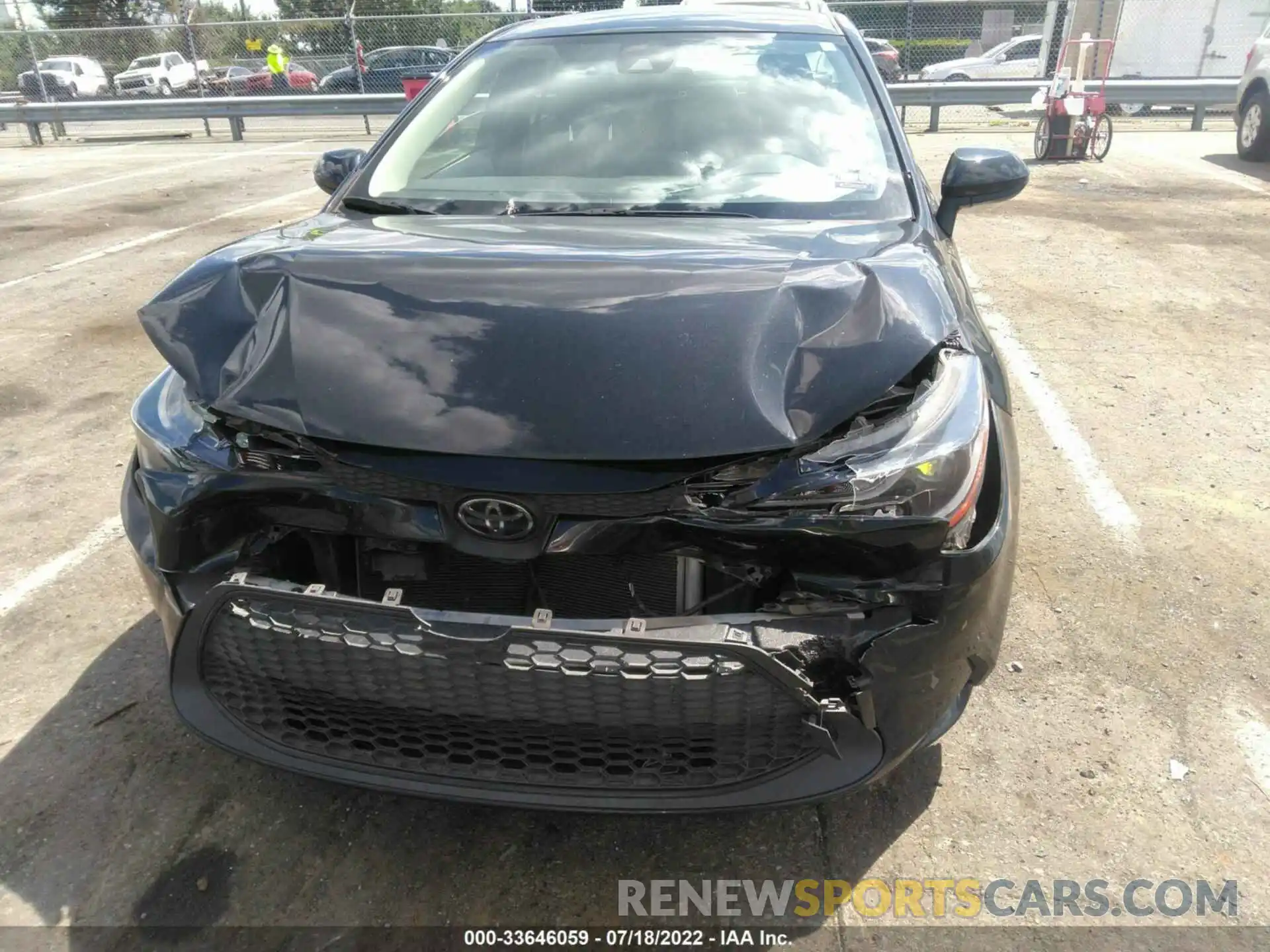 6 Photograph of a damaged car JTDEPRAE6LJ006206 TOYOTA COROLLA 2020