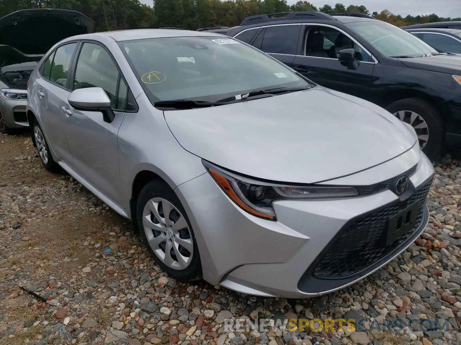 1 Photograph of a damaged car JTDEPRAE6LJ006352 TOYOTA COROLLA 2020