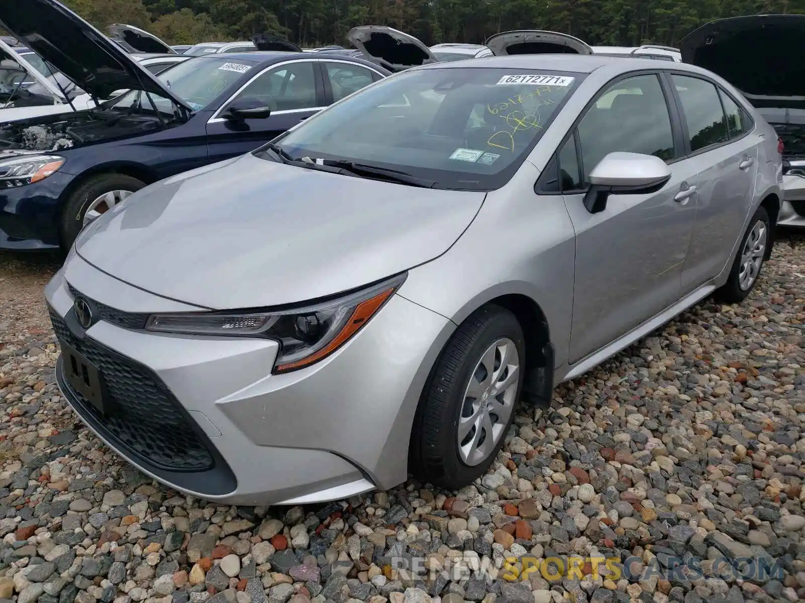 2 Photograph of a damaged car JTDEPRAE6LJ006352 TOYOTA COROLLA 2020