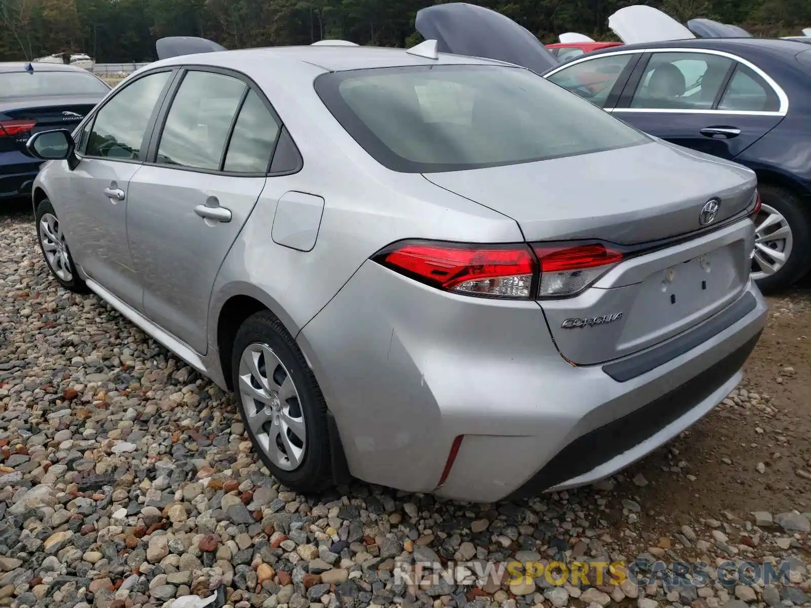 3 Photograph of a damaged car JTDEPRAE6LJ006352 TOYOTA COROLLA 2020