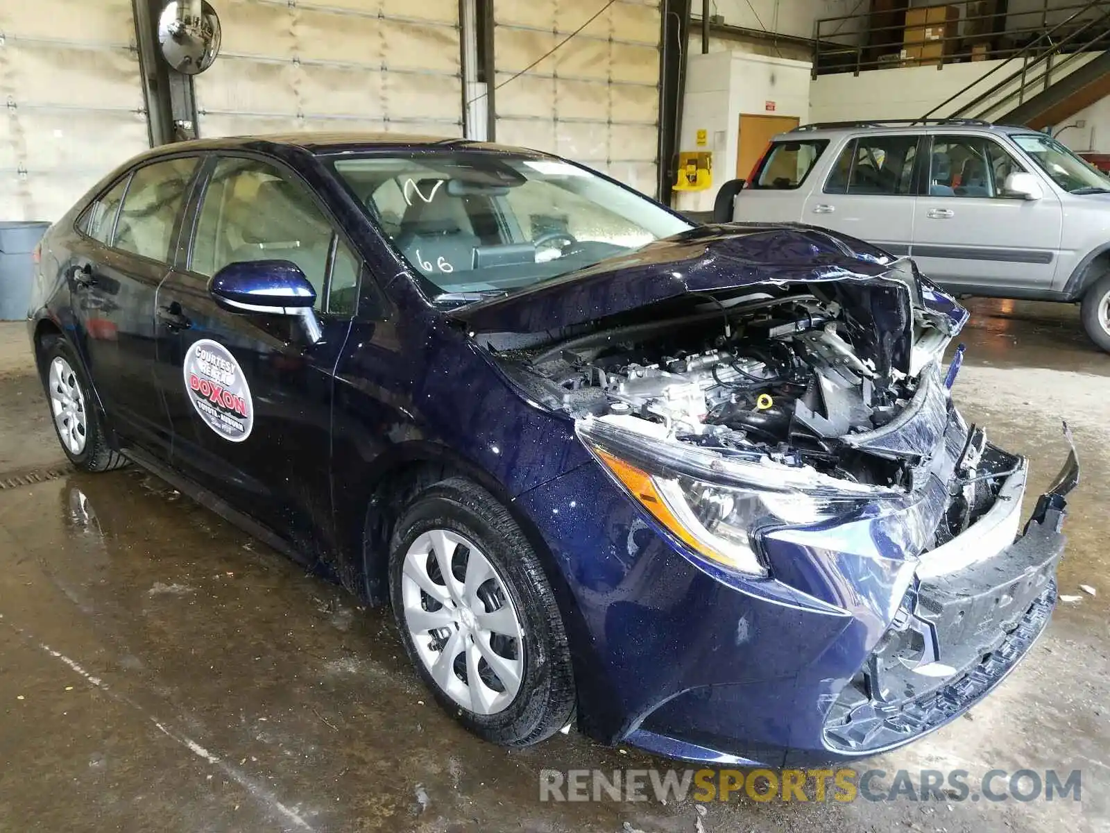 1 Photograph of a damaged car JTDEPRAE6LJ007503 TOYOTA COROLLA 2020