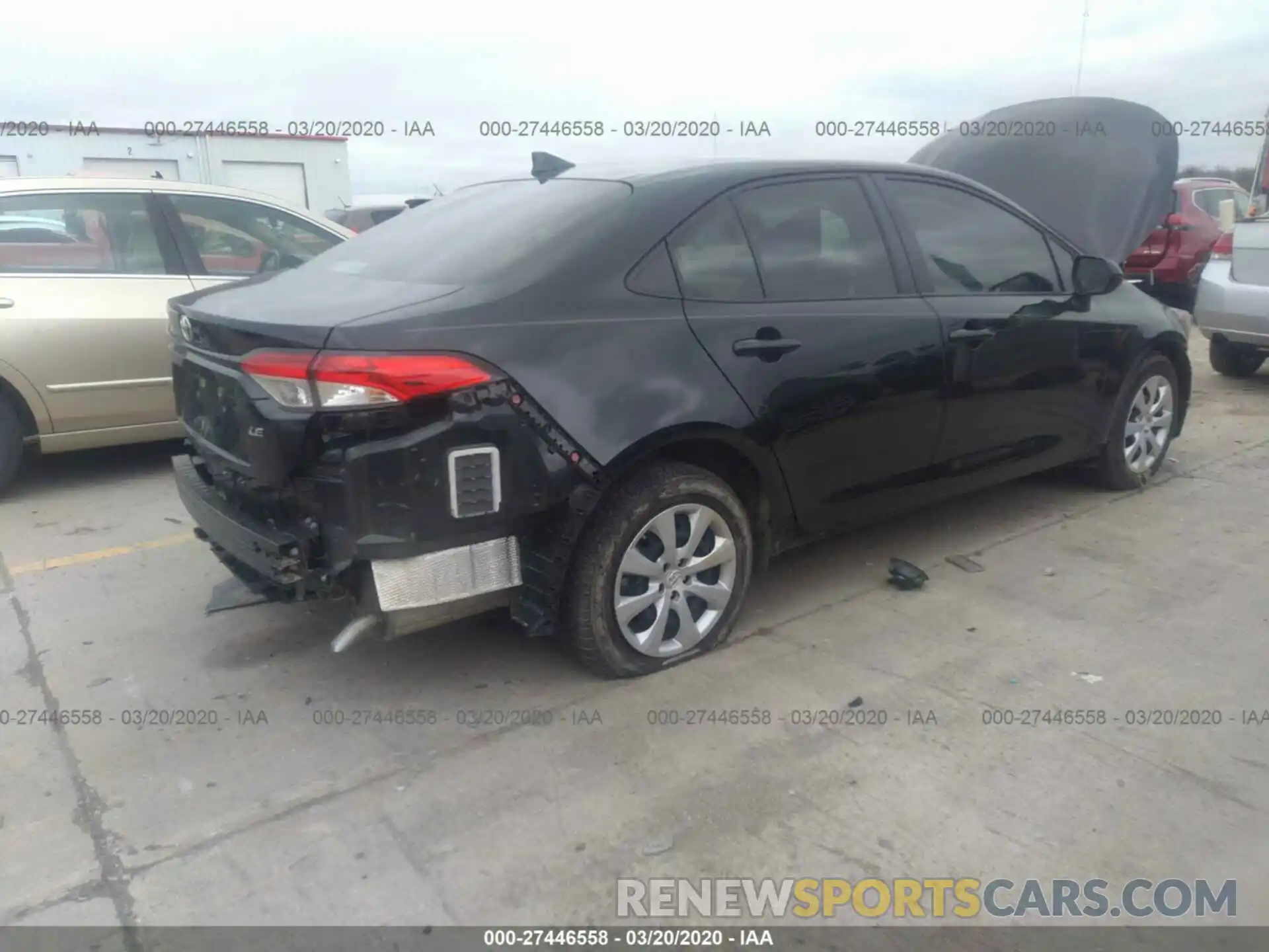 4 Photograph of a damaged car JTDEPRAE6LJ008635 TOYOTA COROLLA 2020