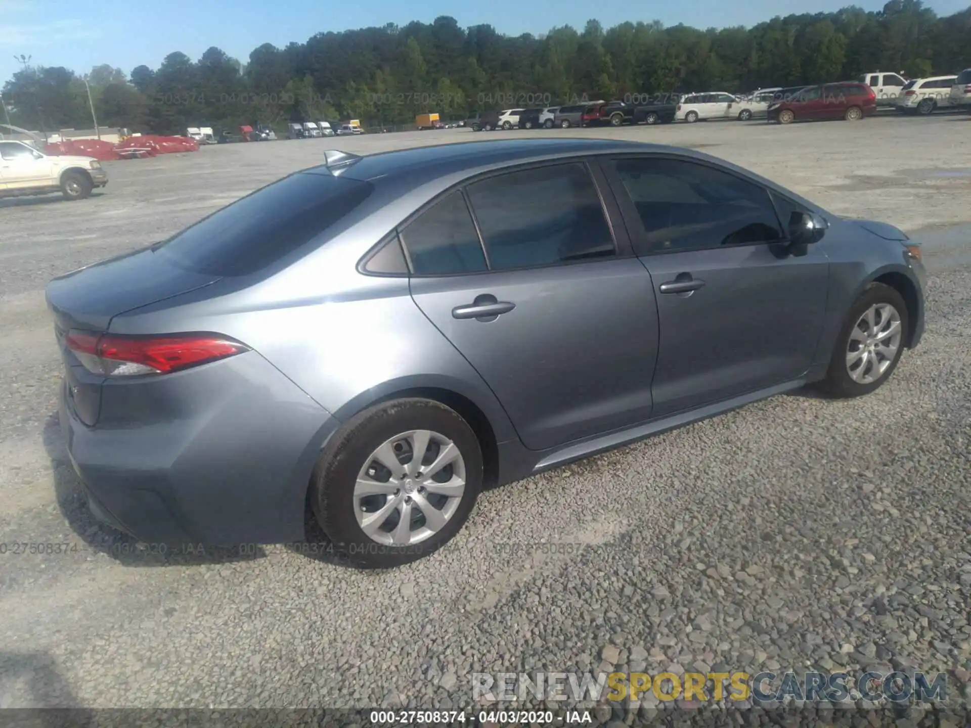 4 Photograph of a damaged car JTDEPRAE6LJ009865 TOYOTA COROLLA 2020