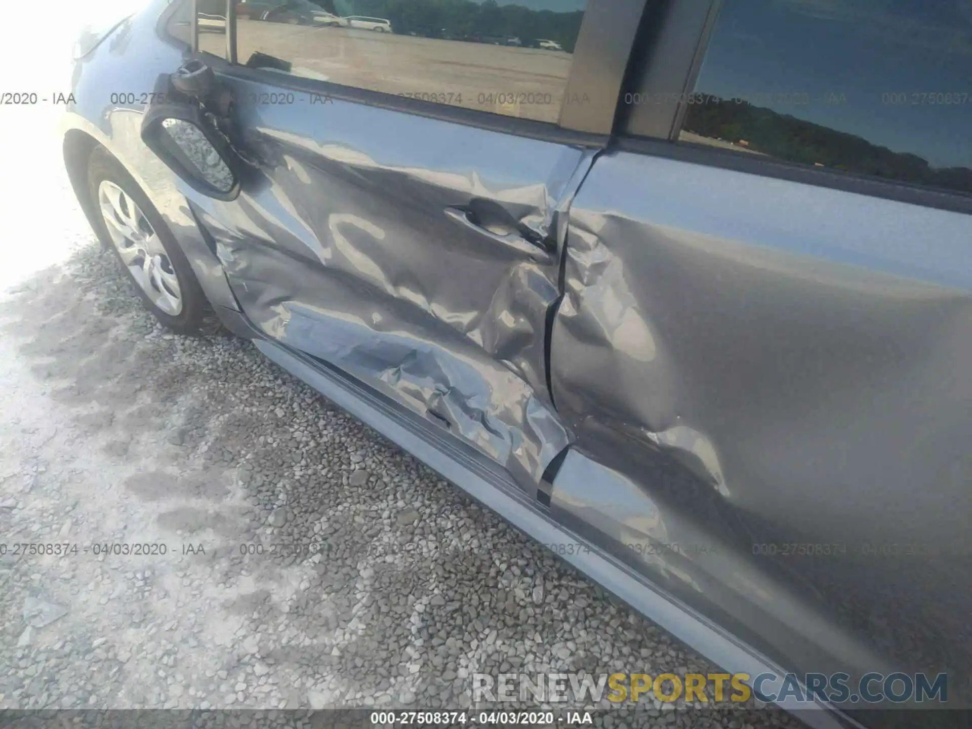 6 Photograph of a damaged car JTDEPRAE6LJ009865 TOYOTA COROLLA 2020