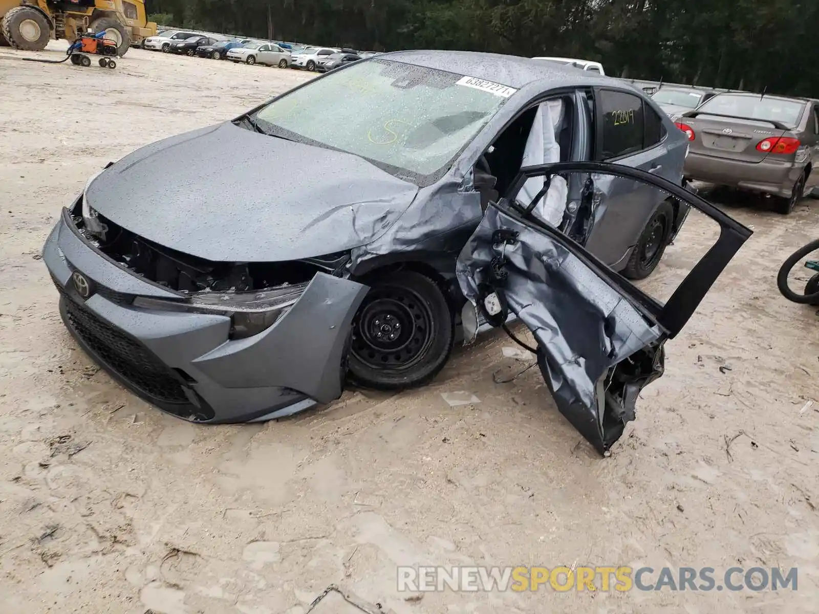 2 Photograph of a damaged car JTDEPRAE6LJ009915 TOYOTA COROLLA 2020