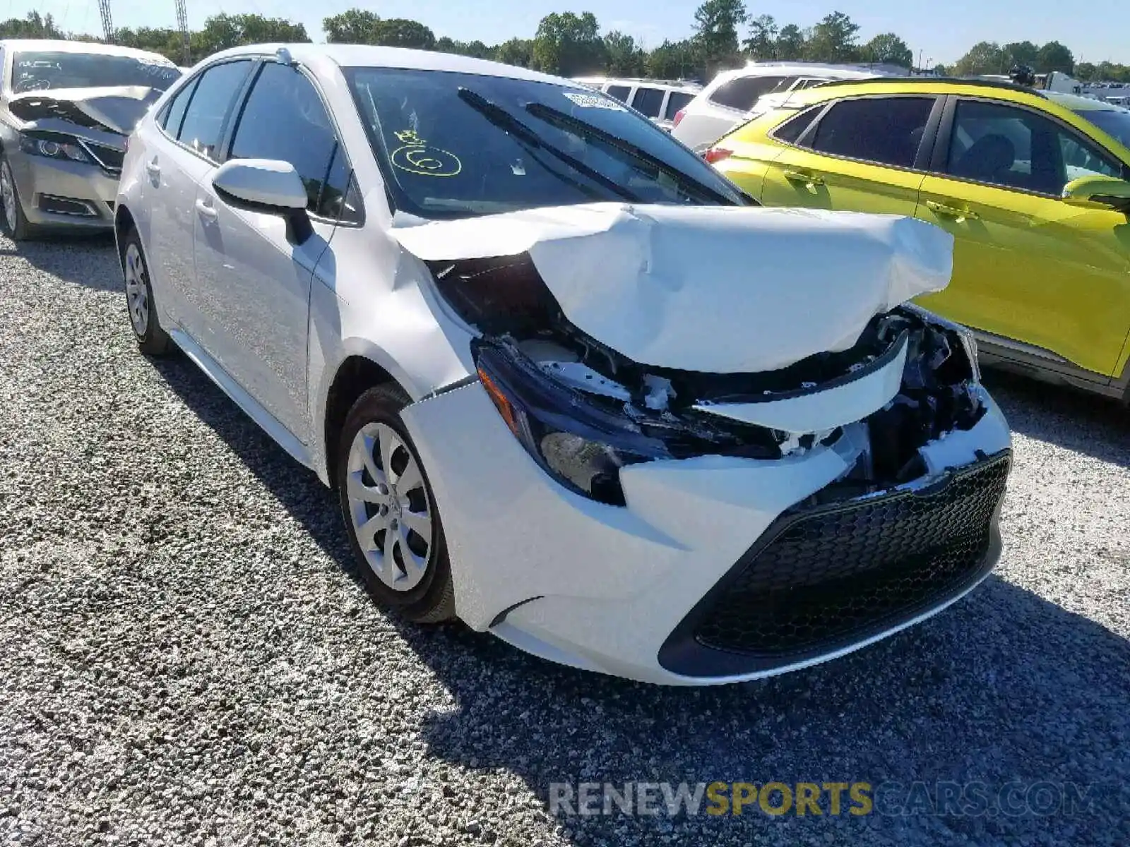 1 Photograph of a damaged car JTDEPRAE6LJ010028 TOYOTA COROLLA 2020