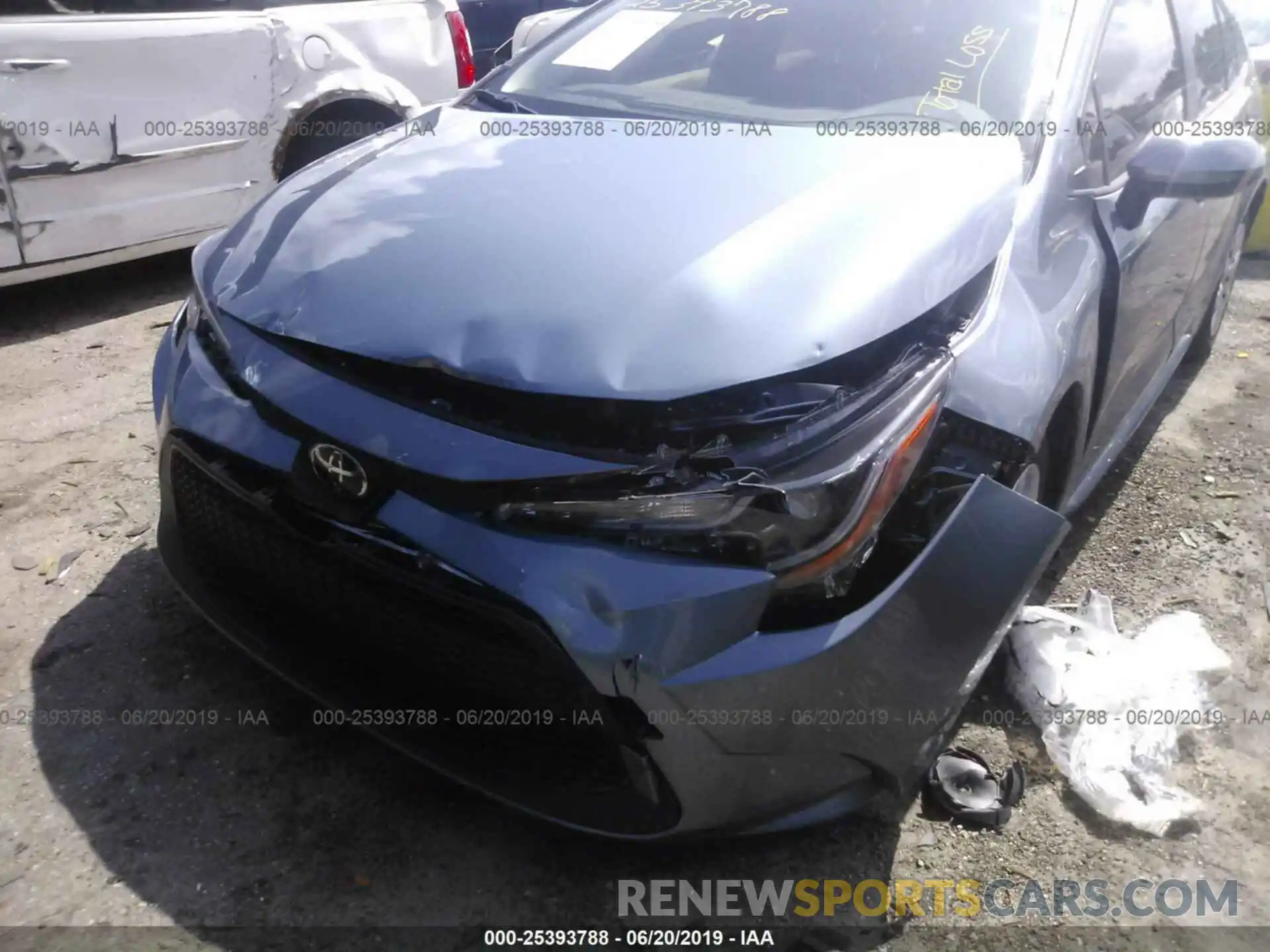 6 Photograph of a damaged car JTDEPRAE6LJ011194 TOYOTA COROLLA 2020