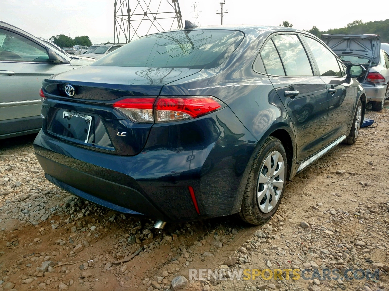 4 Photograph of a damaged car JTDEPRAE6LJ011499 TOYOTA COROLLA 2020