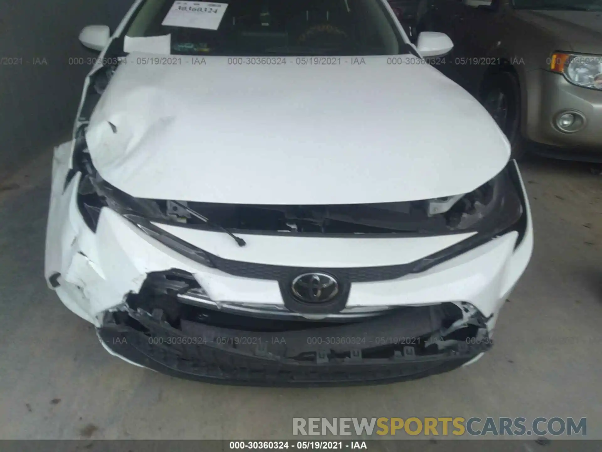 6 Photograph of a damaged car JTDEPRAE6LJ011731 TOYOTA COROLLA 2020