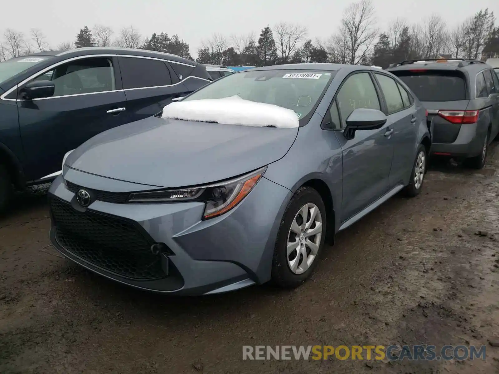 2 Photograph of a damaged car JTDEPRAE6LJ011843 TOYOTA COROLLA 2020