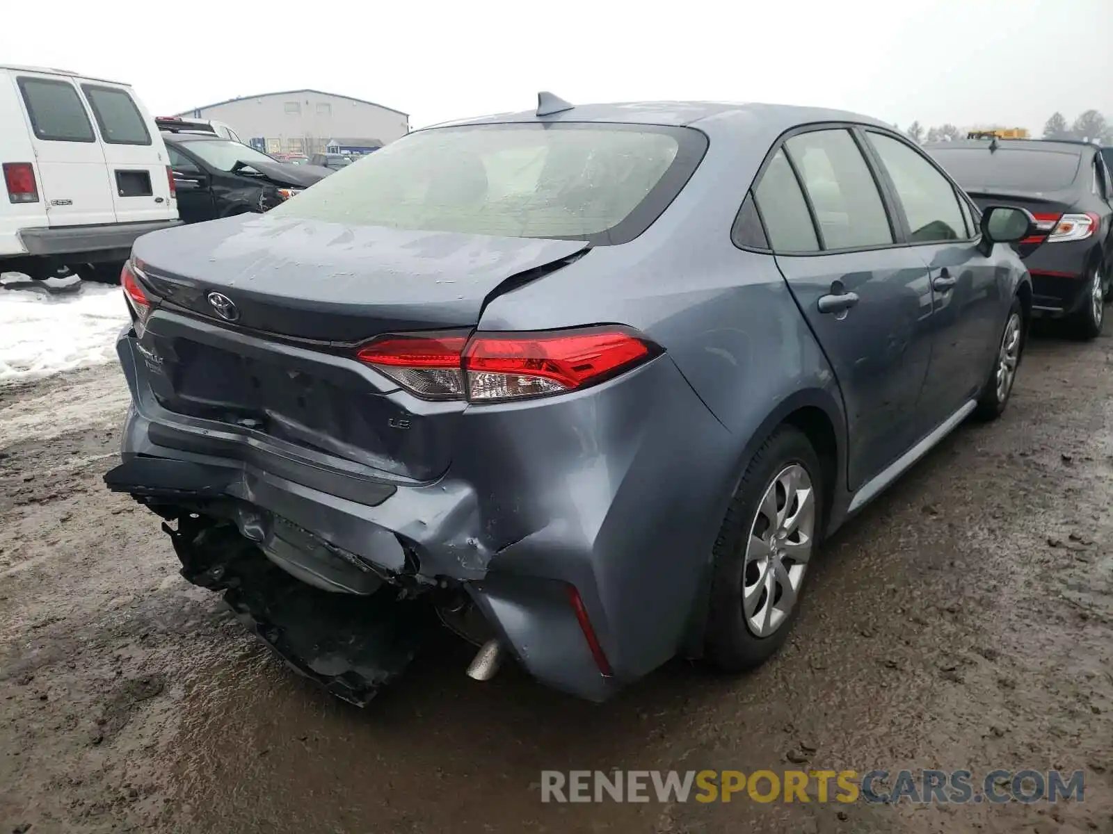 4 Photograph of a damaged car JTDEPRAE6LJ011843 TOYOTA COROLLA 2020